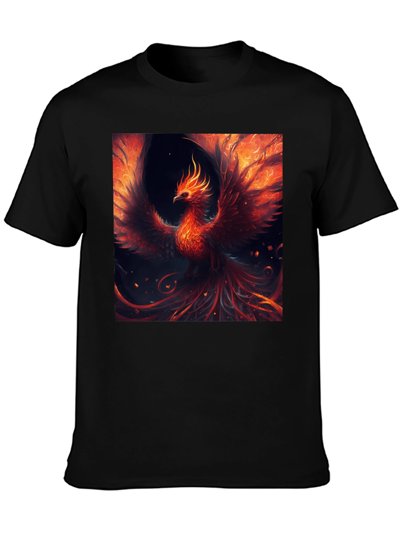 Fiery Phoenix Graphic Tee - Bold Design