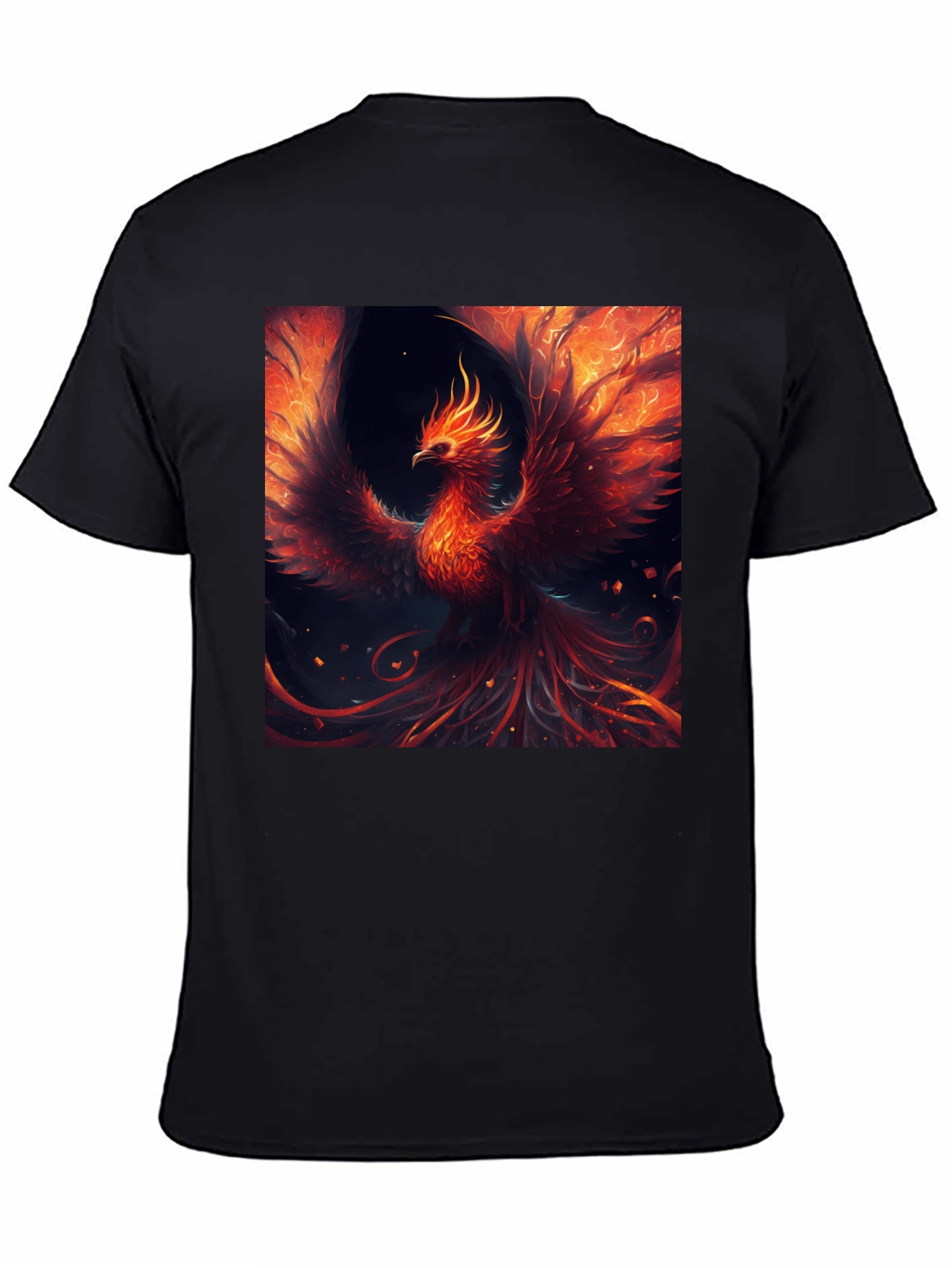 Fiery Phoenix Graphic Tee - Bold Design