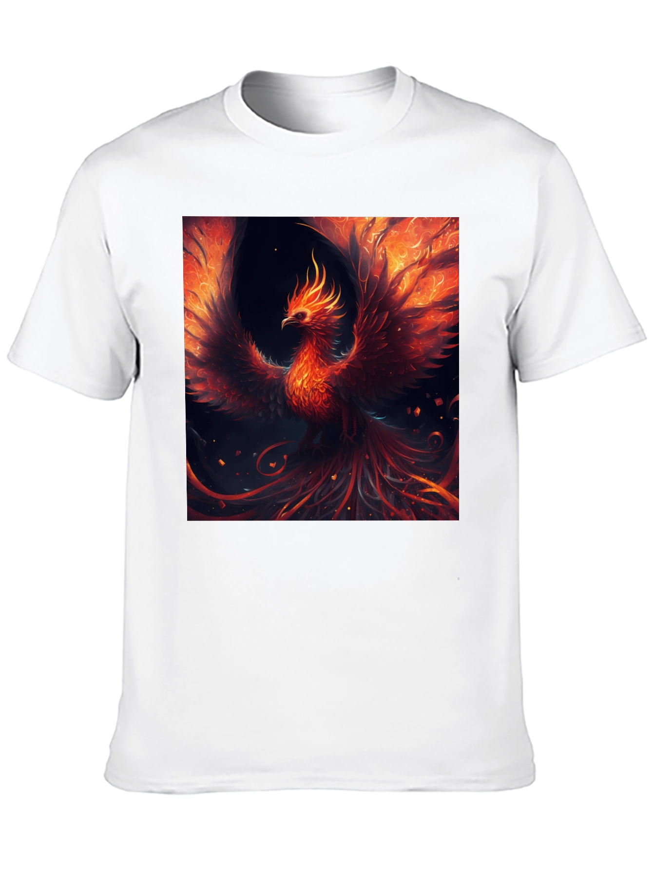 Fiery Phoenix Graphic Tee - Bold Design