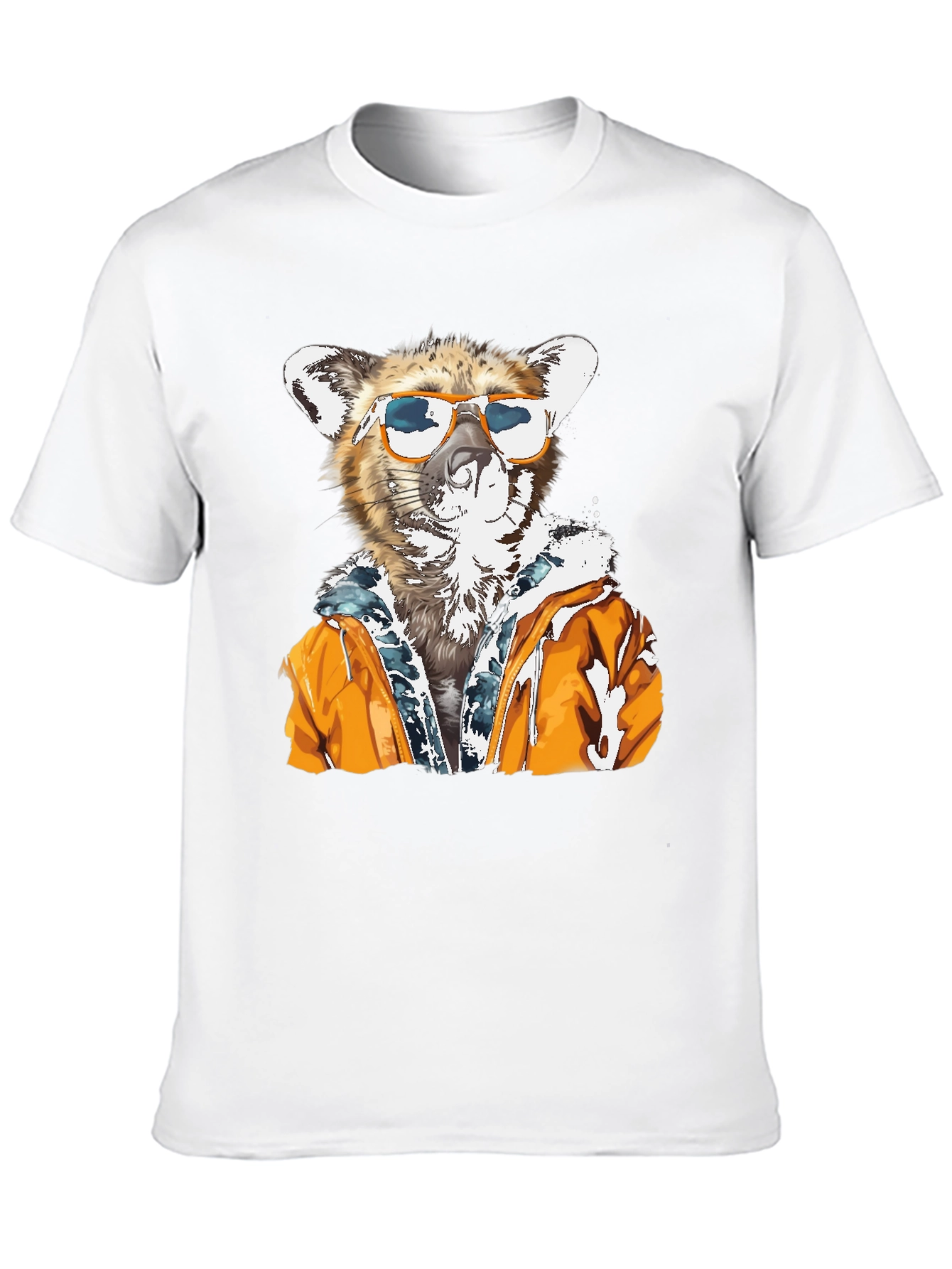 Cool Cat Graphic T-Shirt - Black