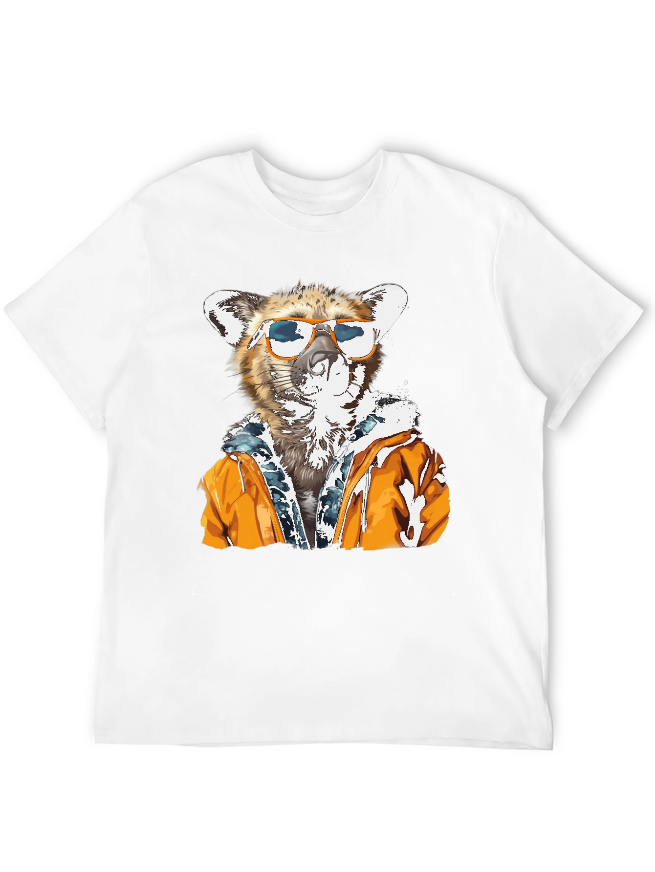 Cool Cat Graphic T-Shirt - Black