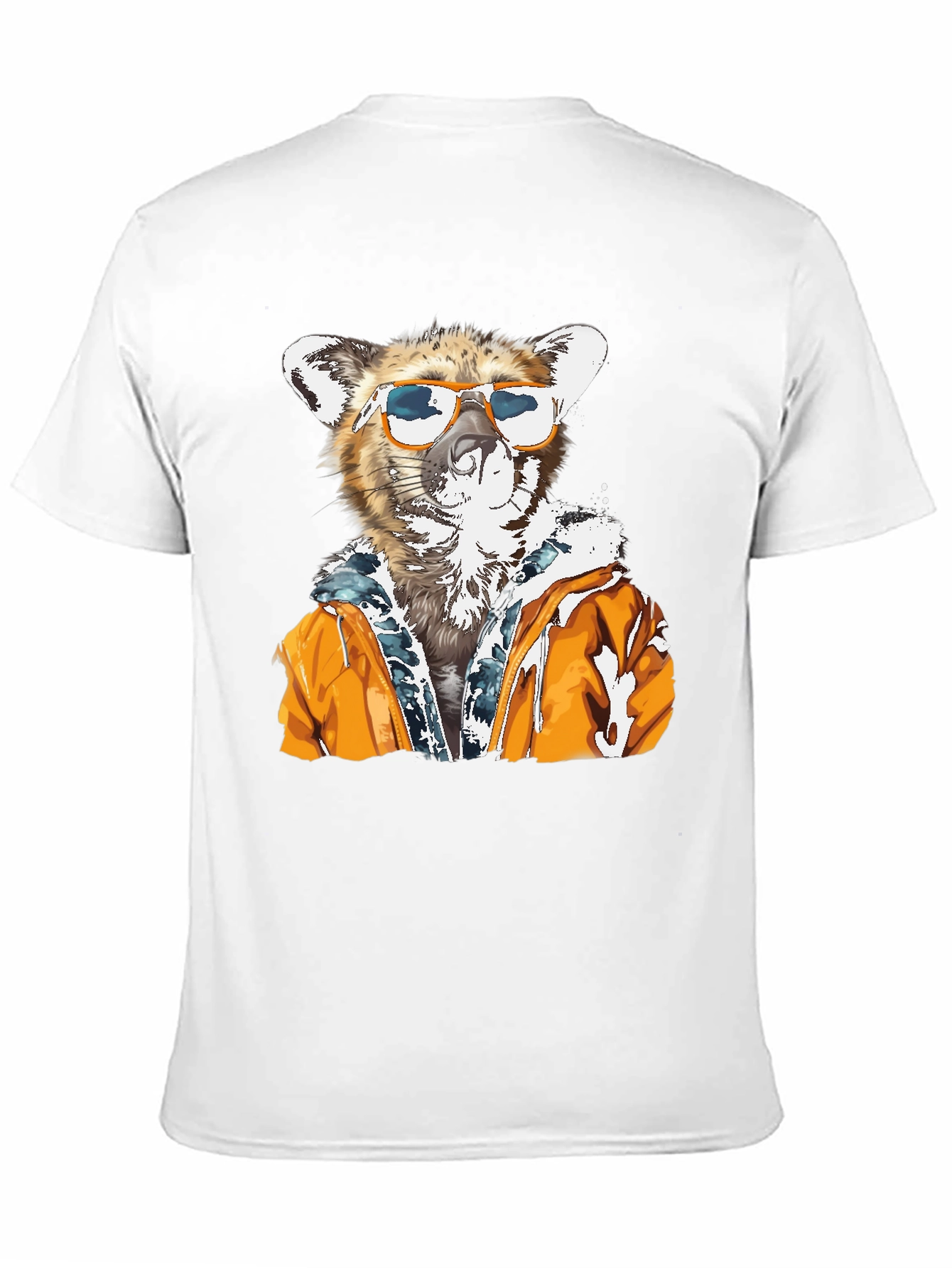 Cool Cat Graphic T-Shirt - Black