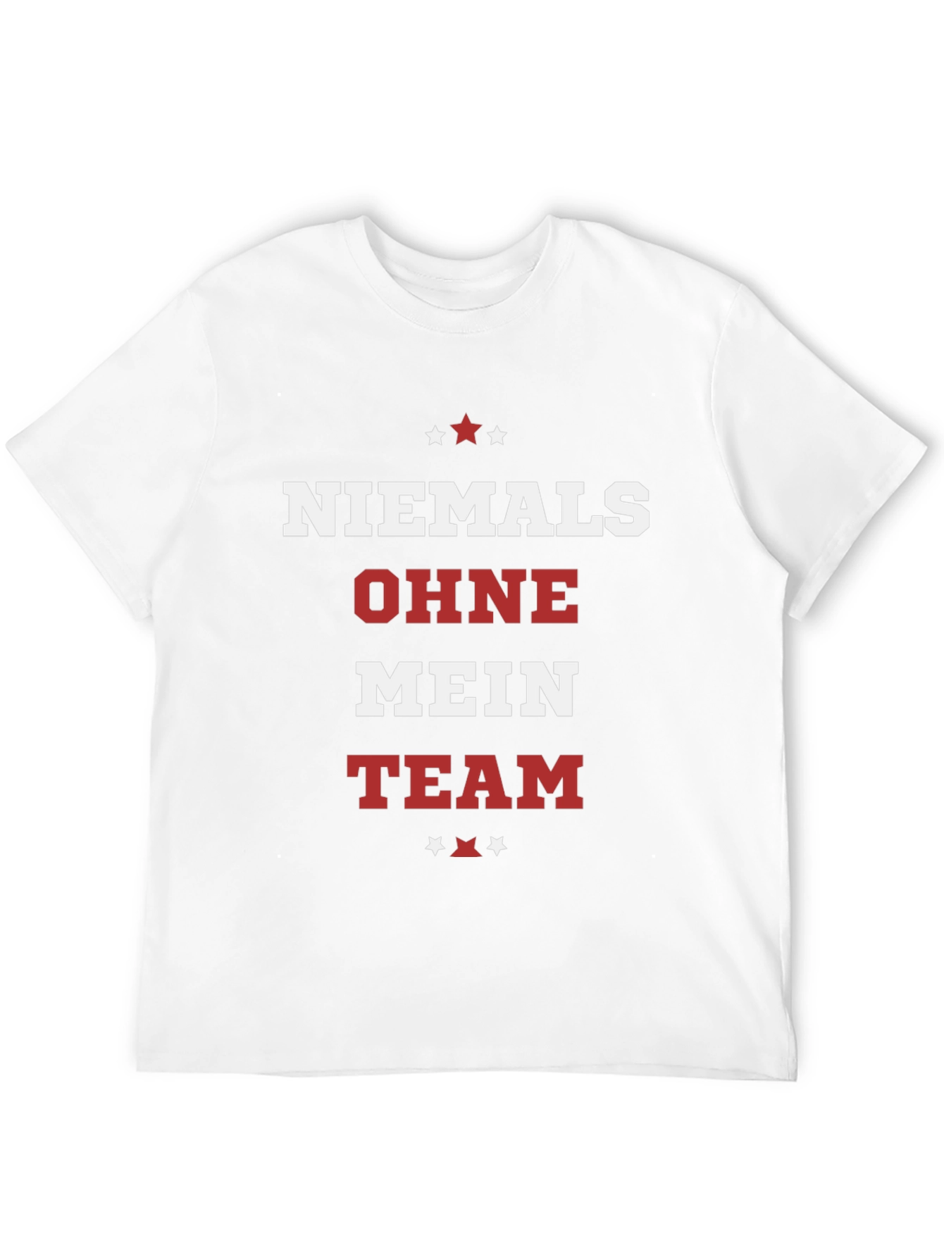 Niemals Ohne Mein Team Black Graphic Tee