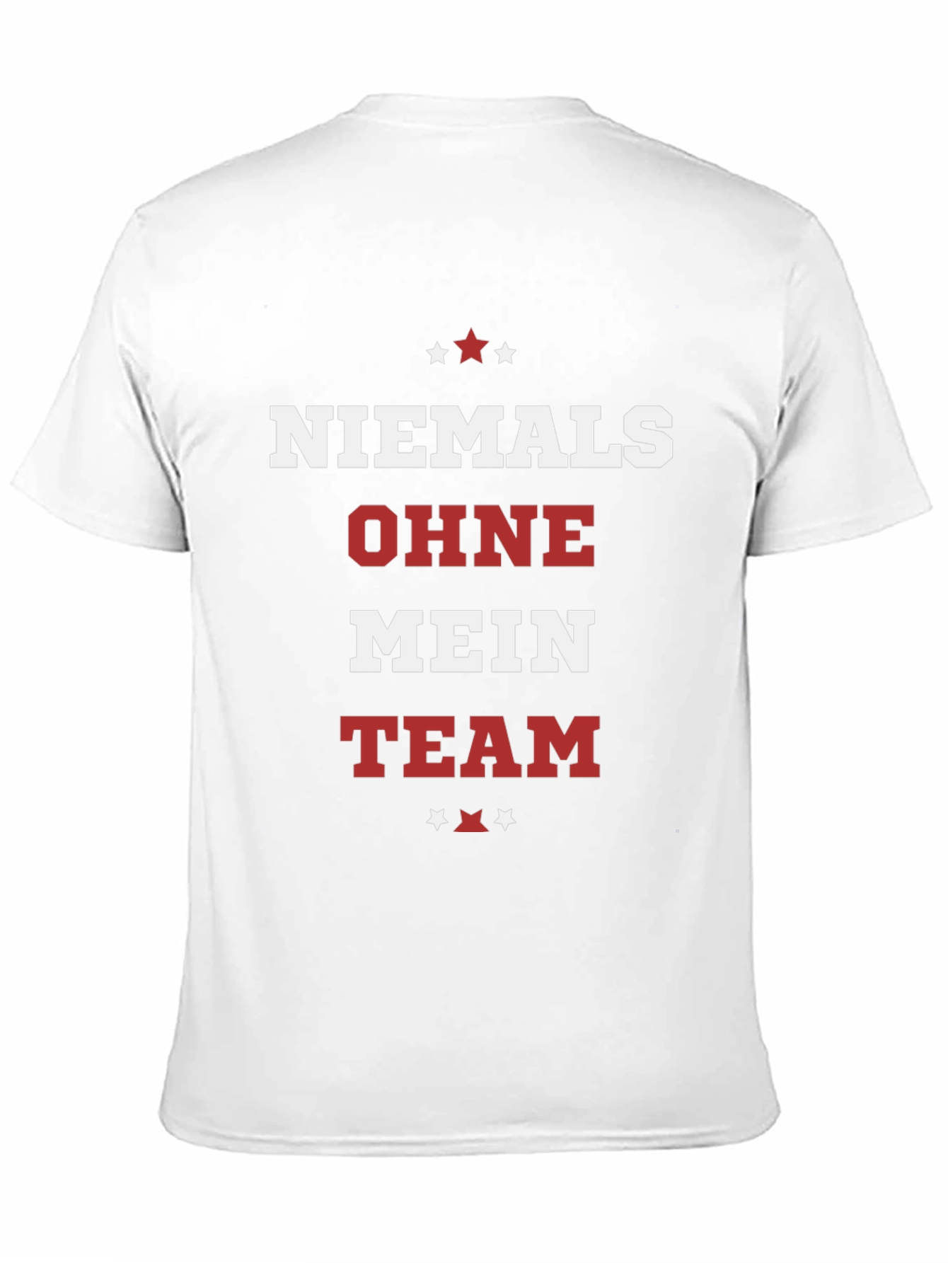 Niemals Ohne Mein Team Black Graphic Tee
