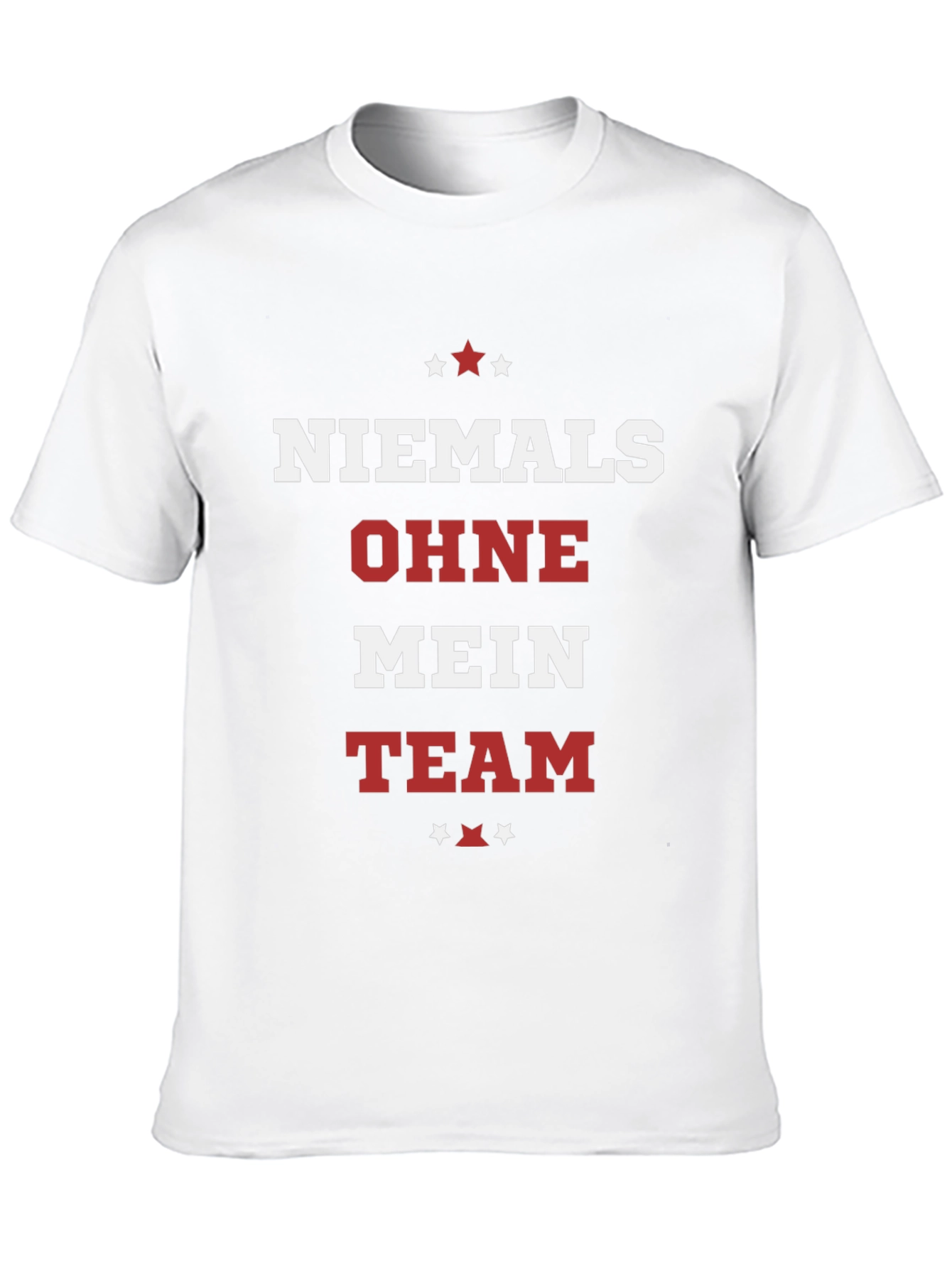 Niemals Ohne Mein Team Black Graphic Tee