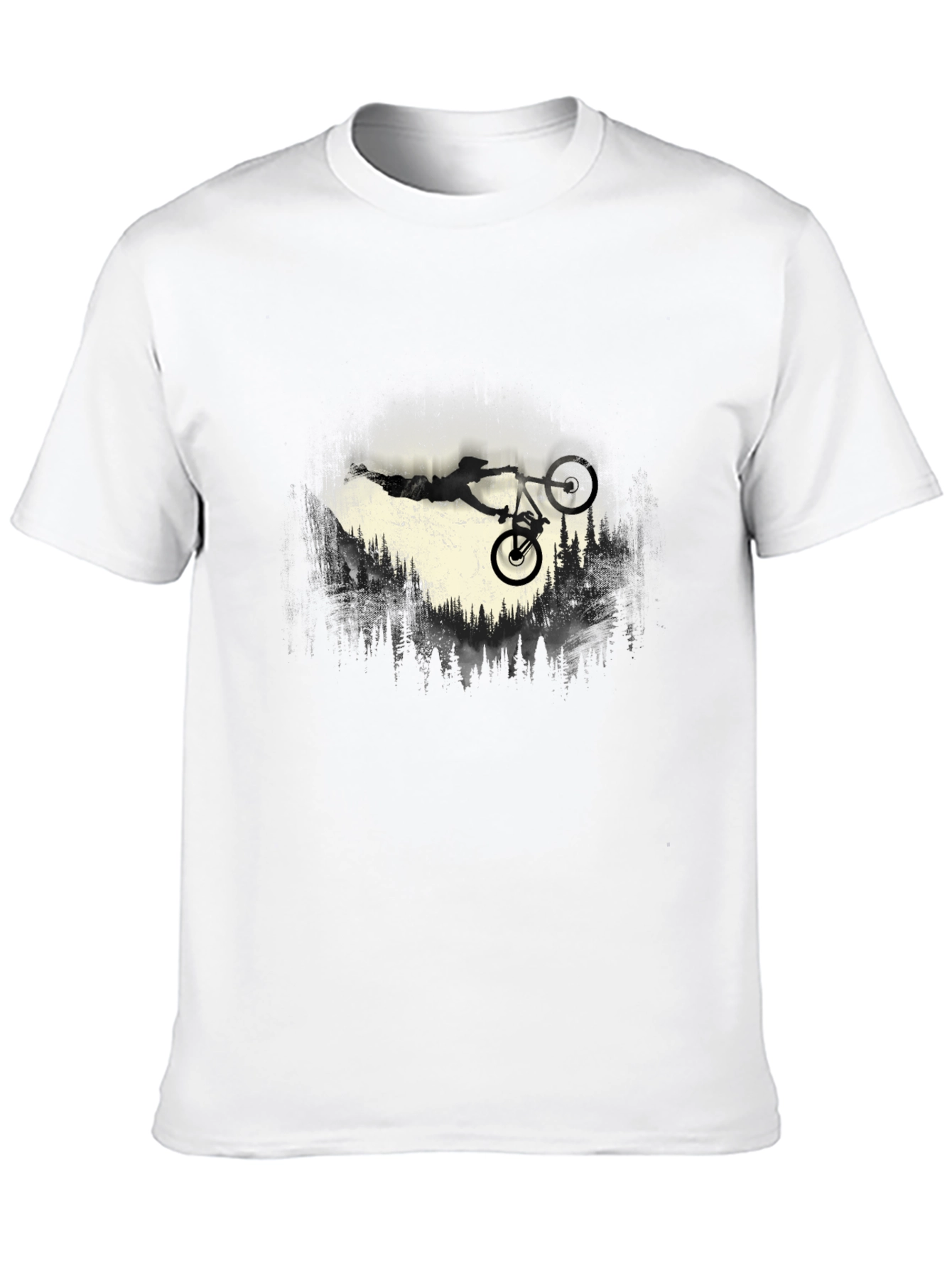 Mountain Bike Silhouette Graphic Tee