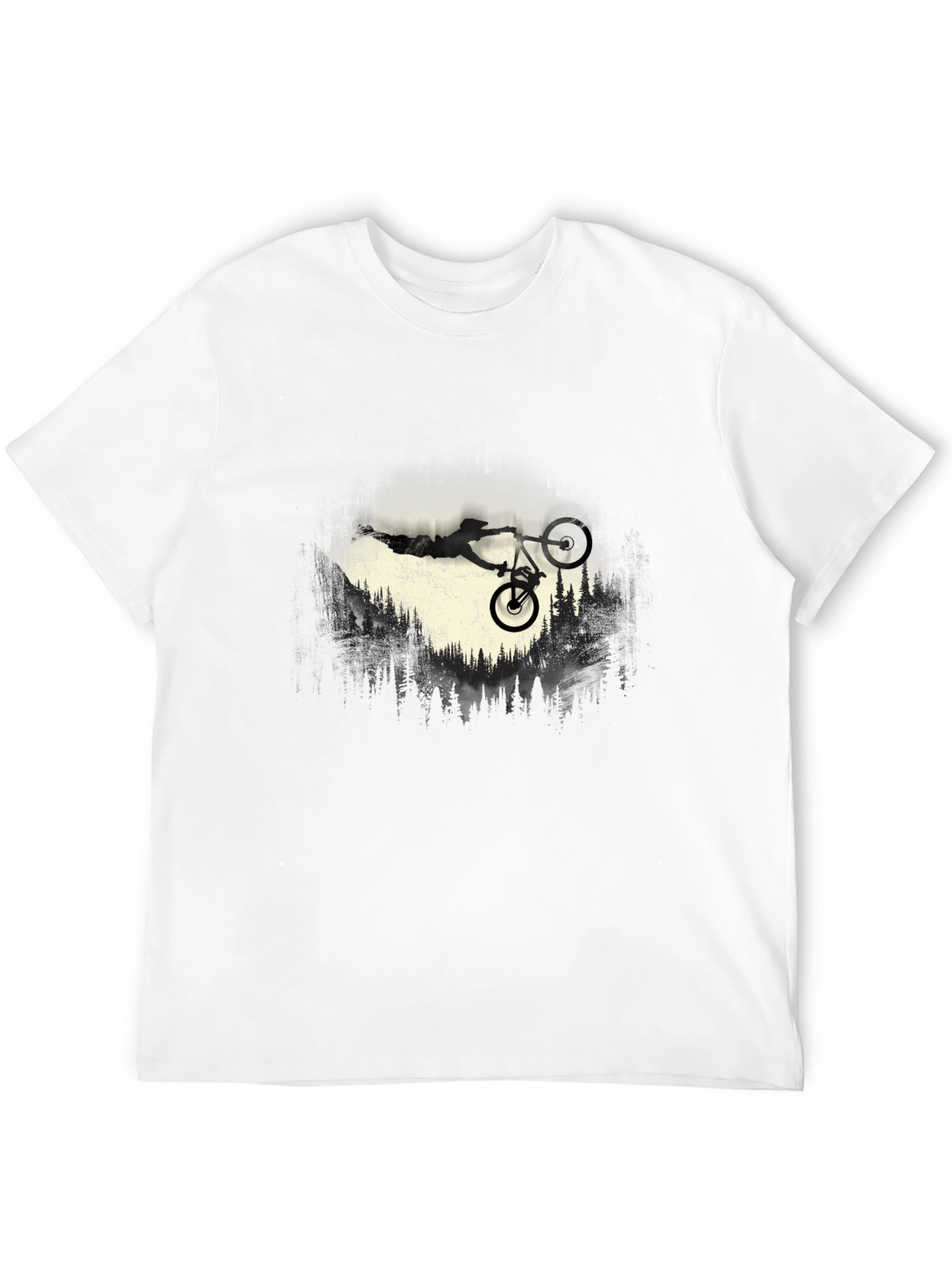 Mountain Bike Silhouette Graphic Tee