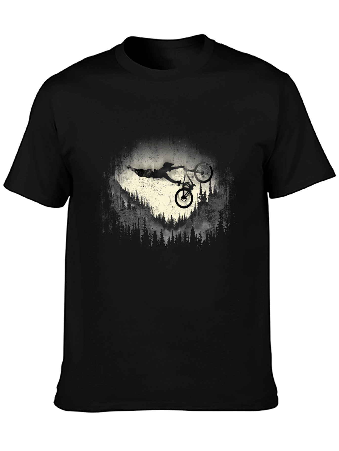 Mountain Bike Silhouette Graphic Tee