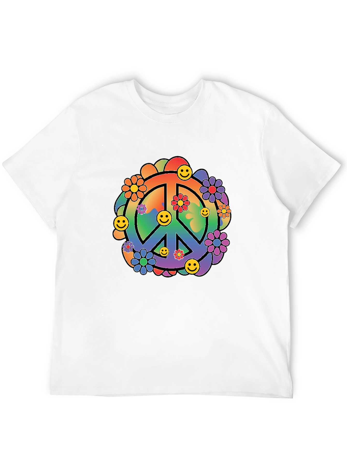 Retro Peace Sign Graphic Tee