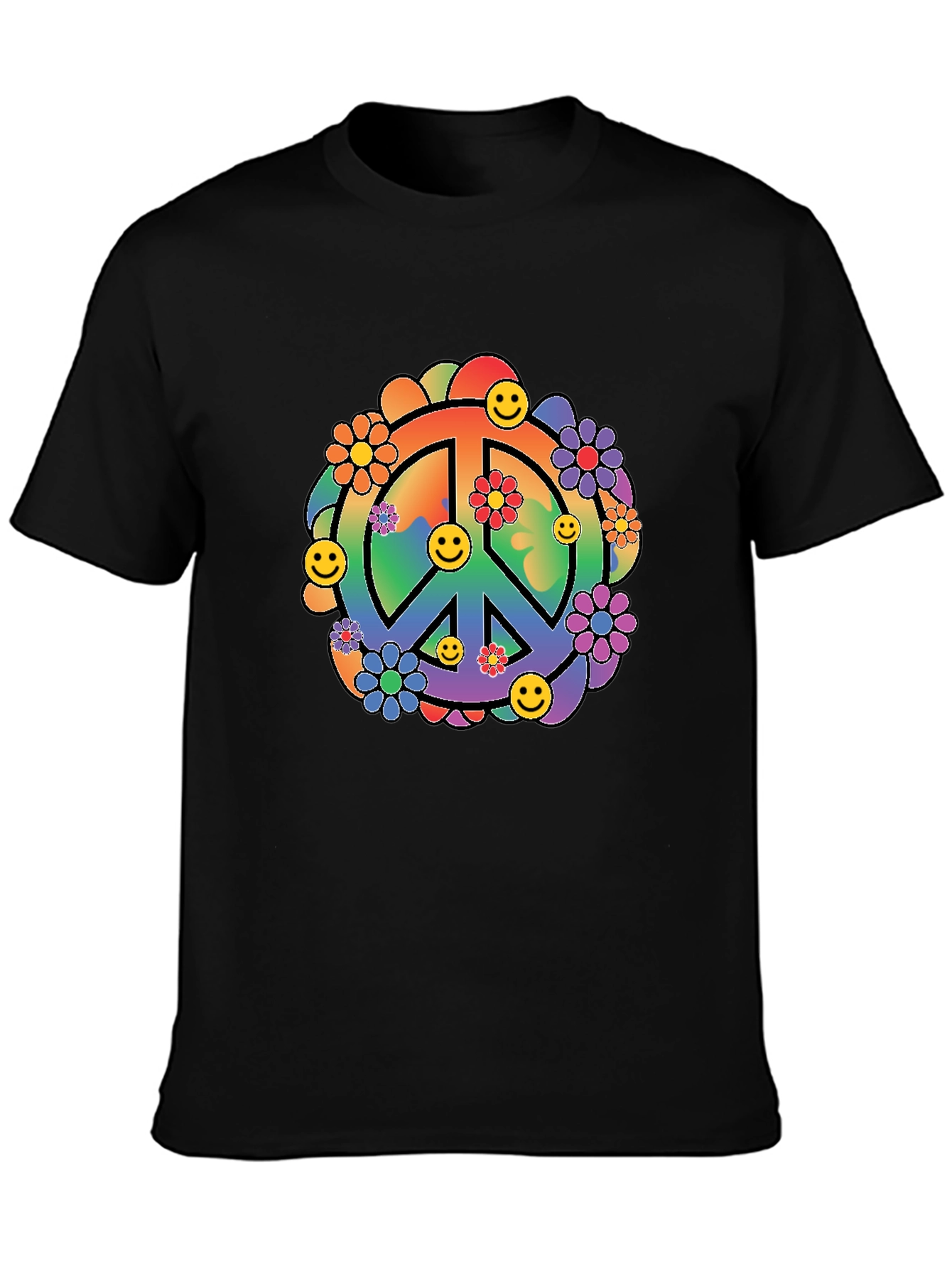 Retro Peace Sign Graphic Tee
