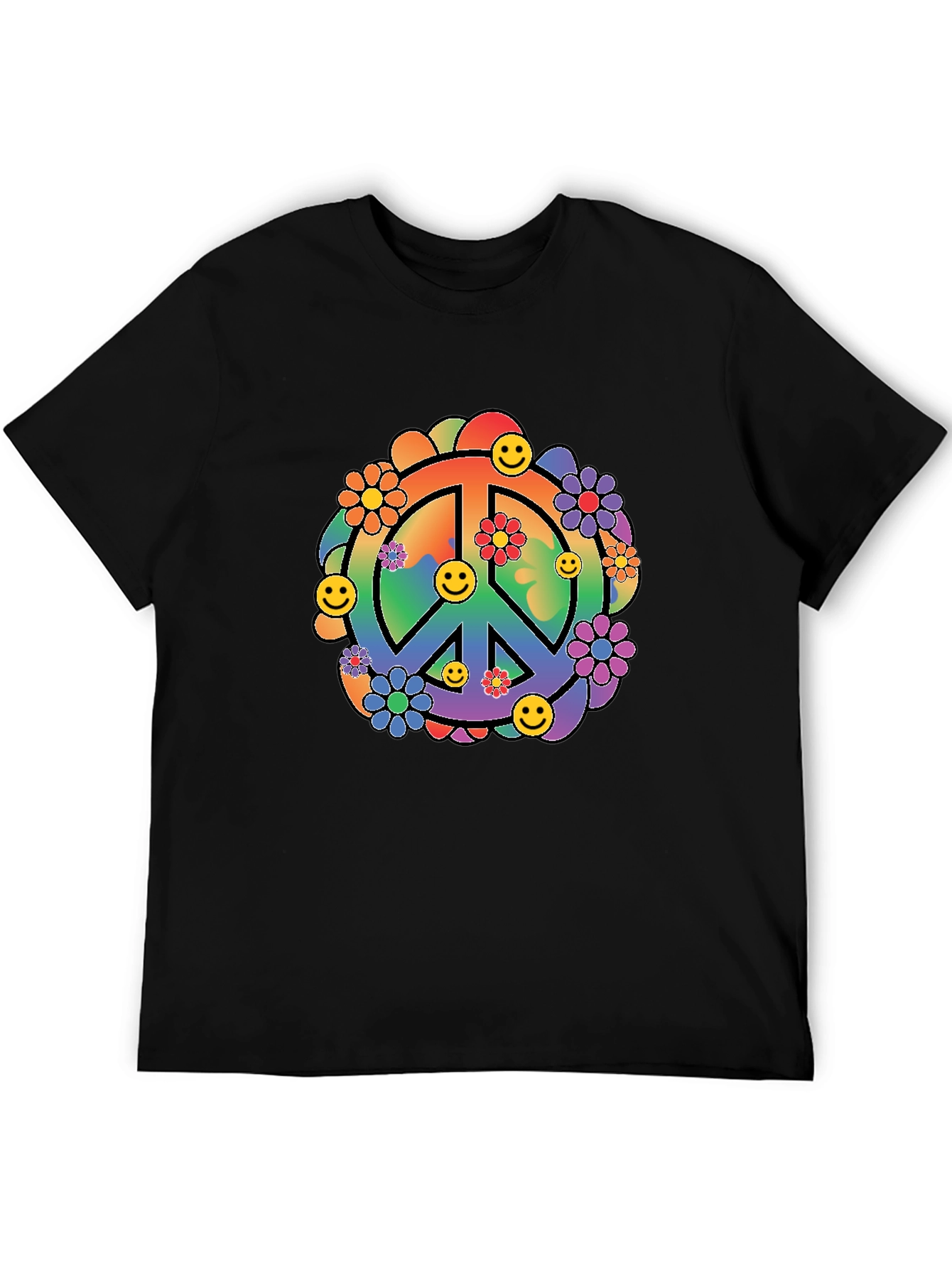 Retro Peace Sign Graphic Tee