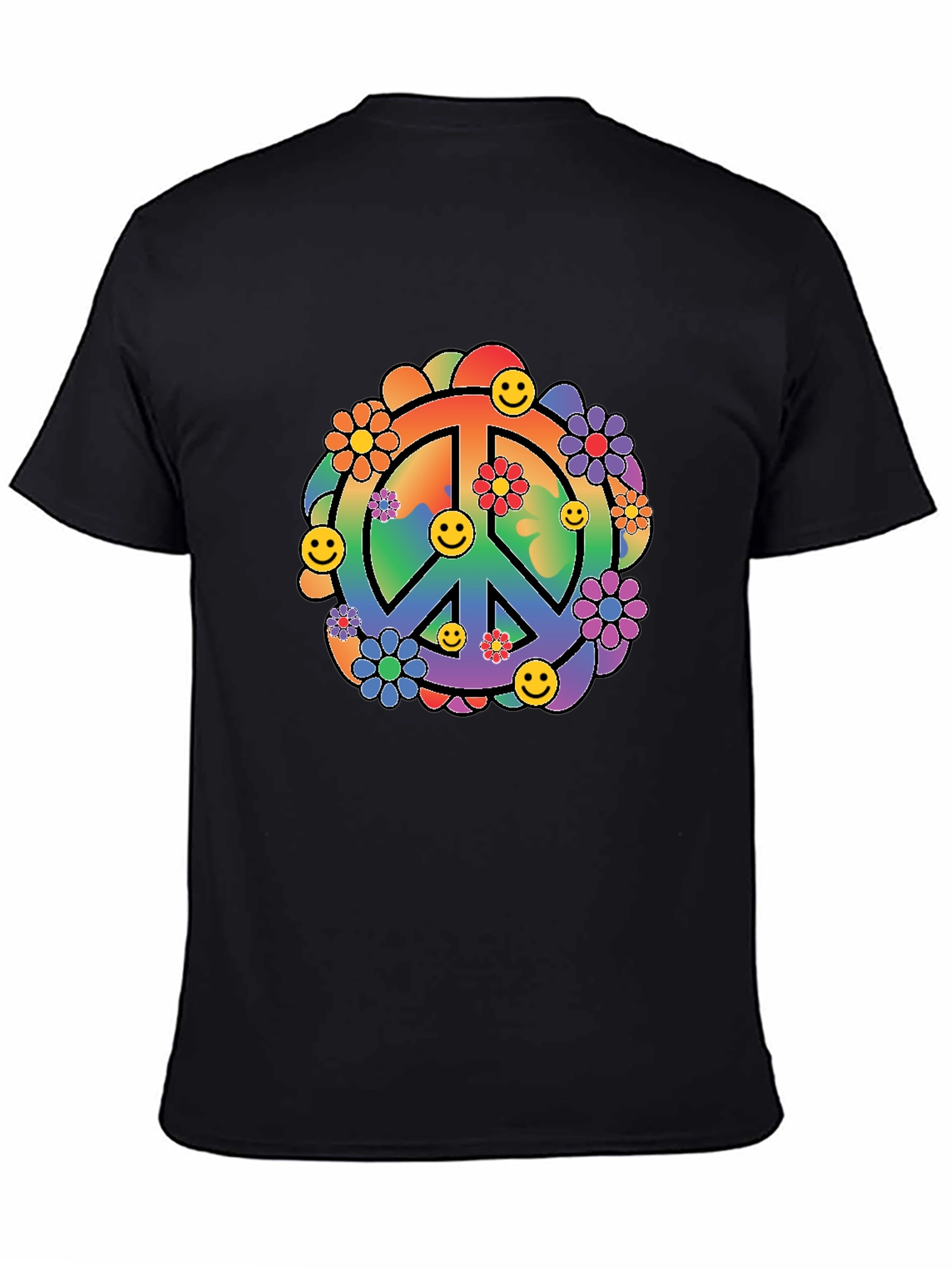 Retro Peace Sign Graphic Tee