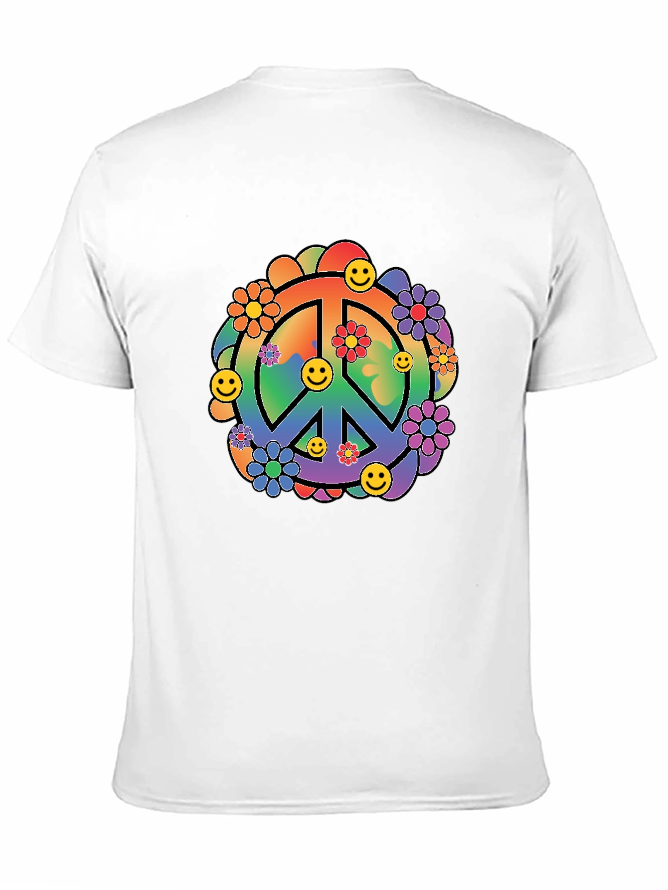 Retro Peace Sign Graphic Tee