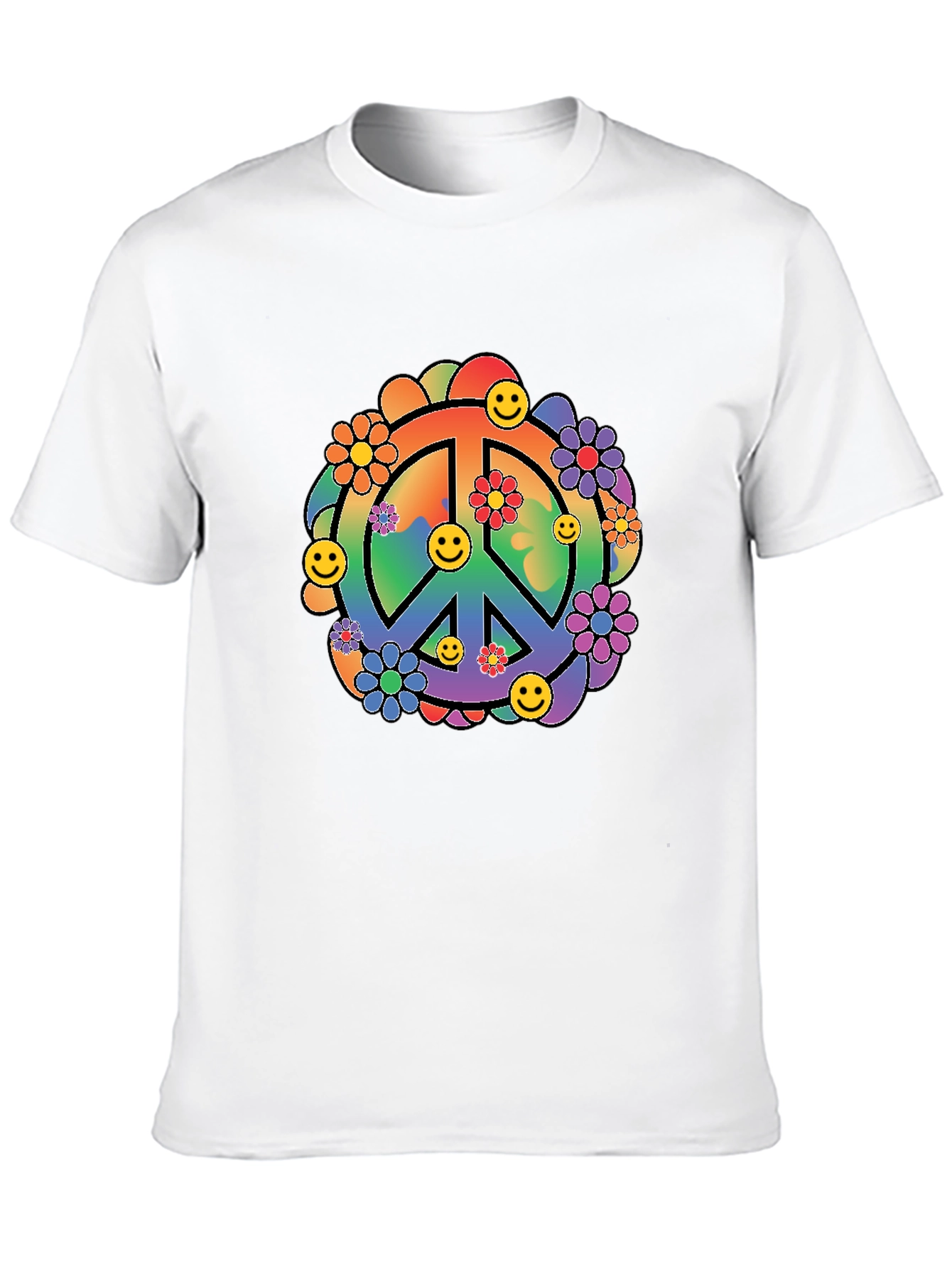 Retro Peace Sign Graphic Tee
