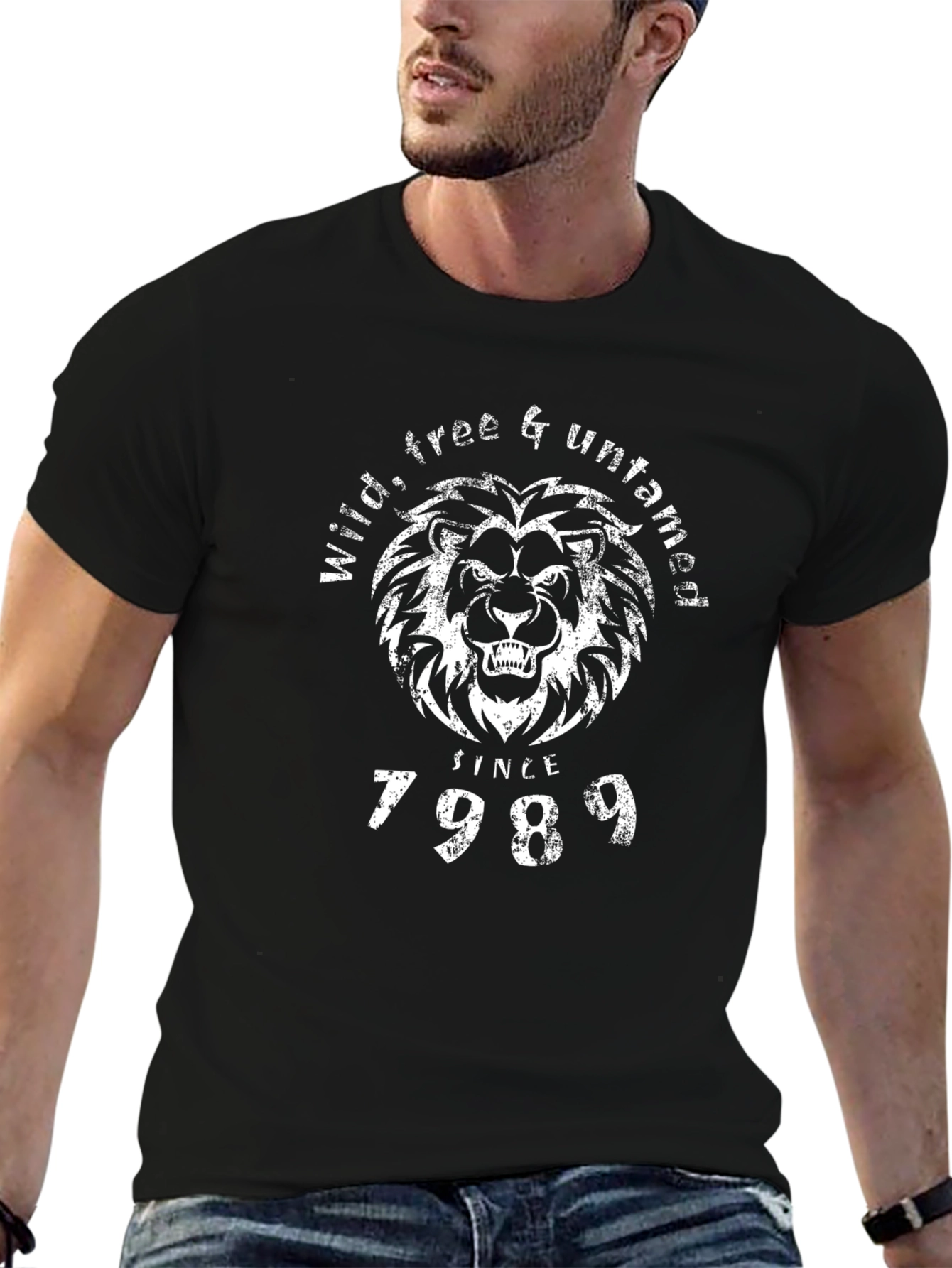Wild & Untamed Lion Graphic Tee - Since 1989