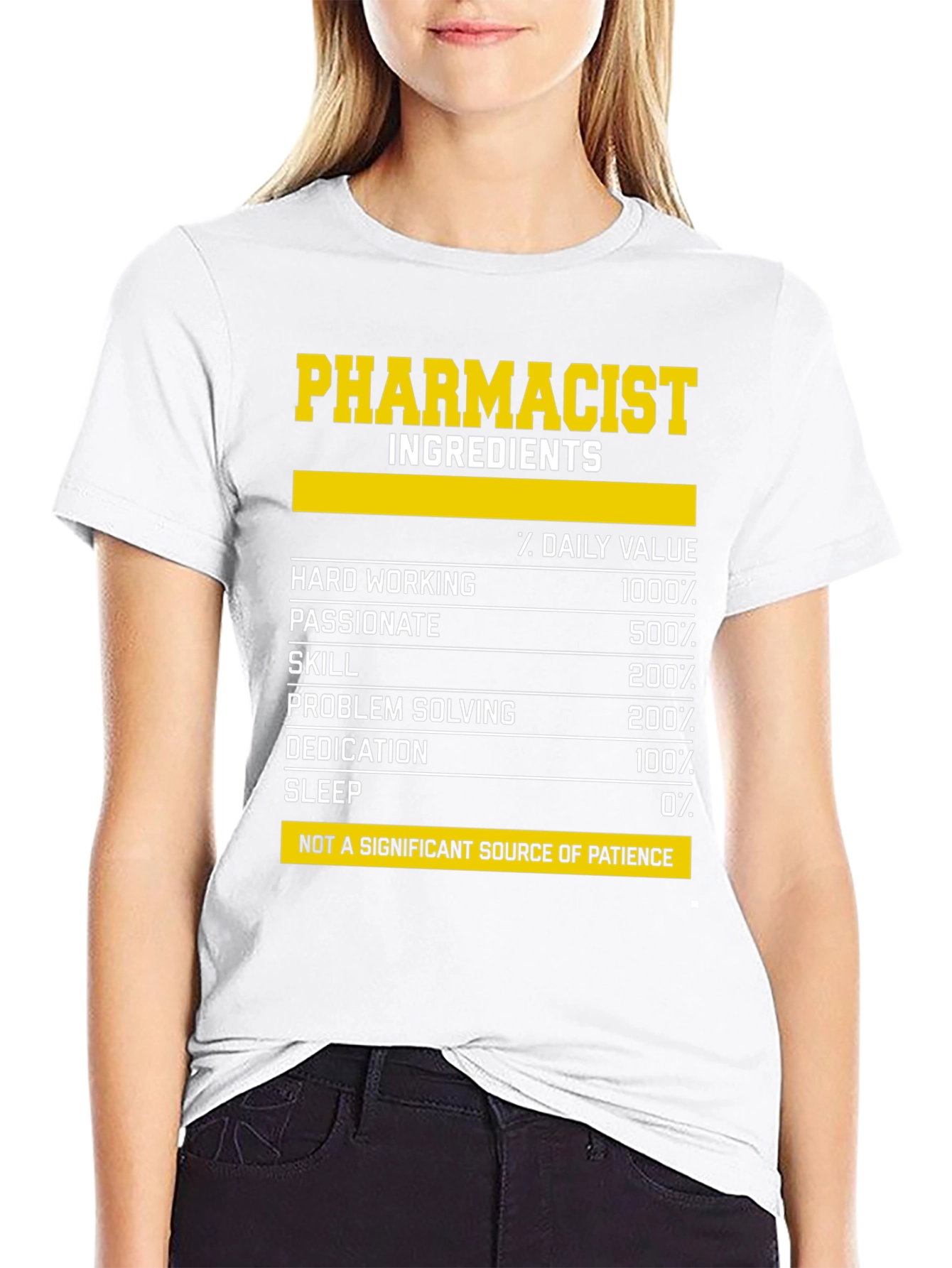 Pharmacist Ingredients T-Shirt: Funny Pharmacy Gift