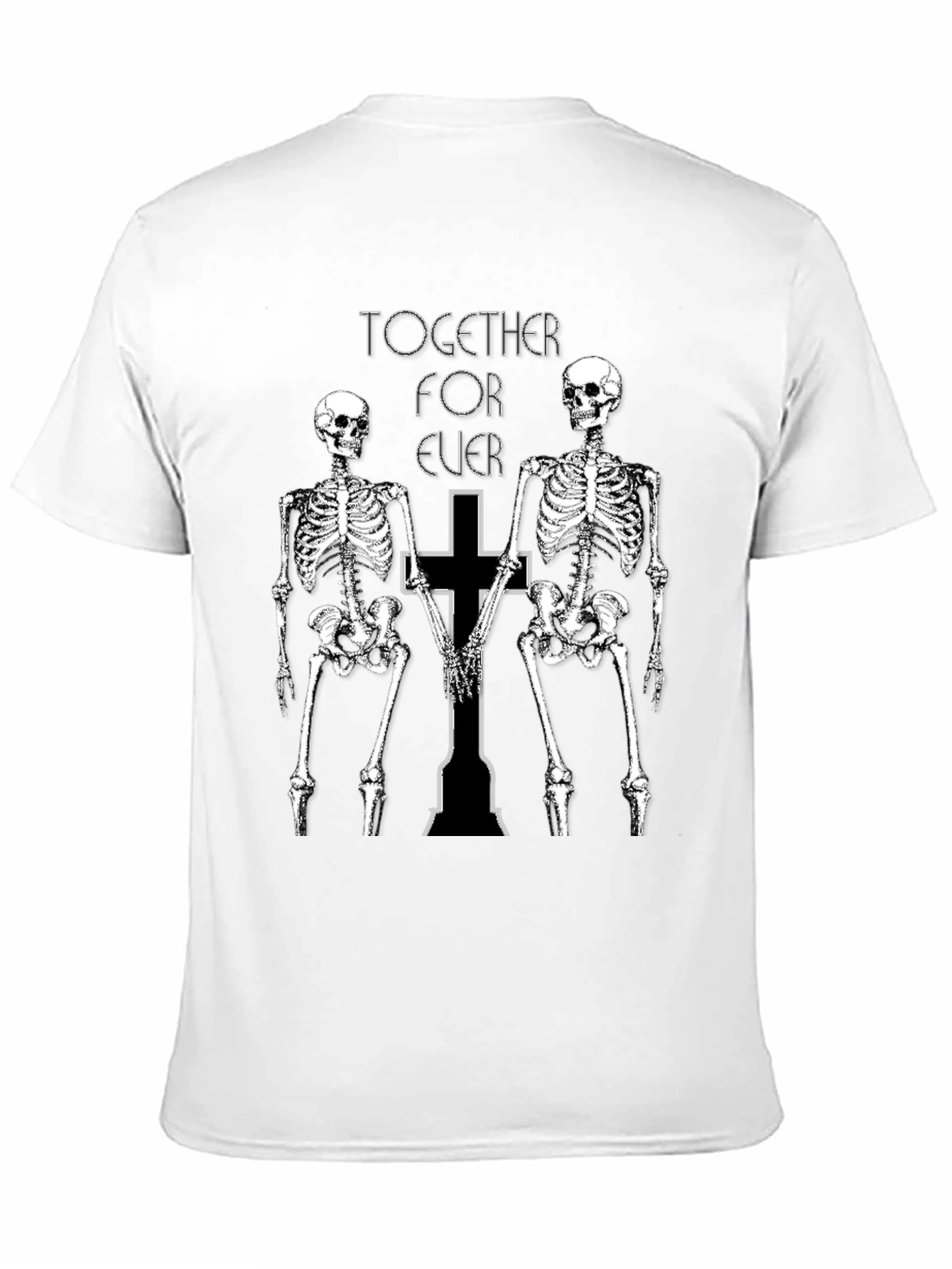 Skeleton Couple Black T-Shirt