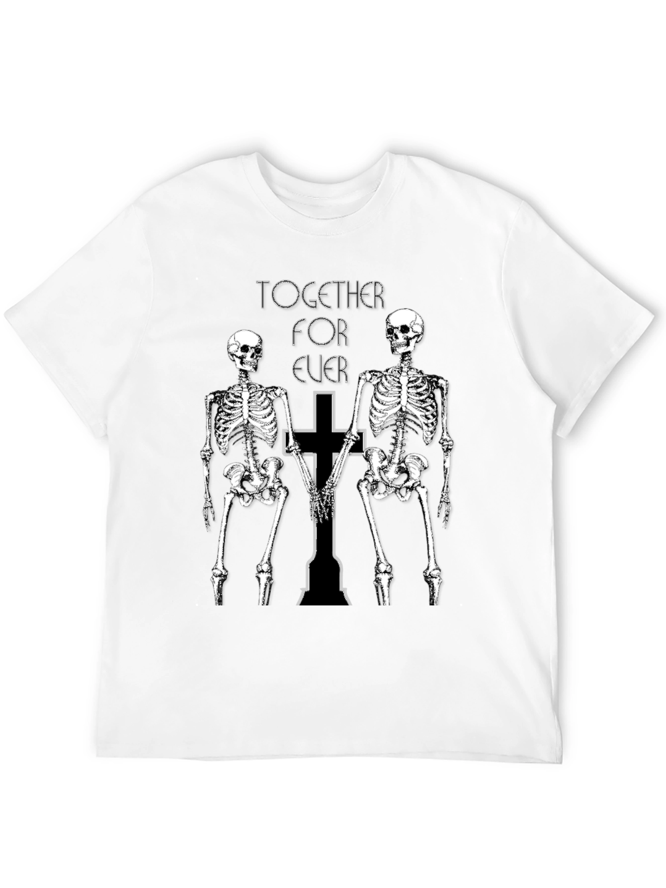 Skeleton Couple Black T-Shirt
