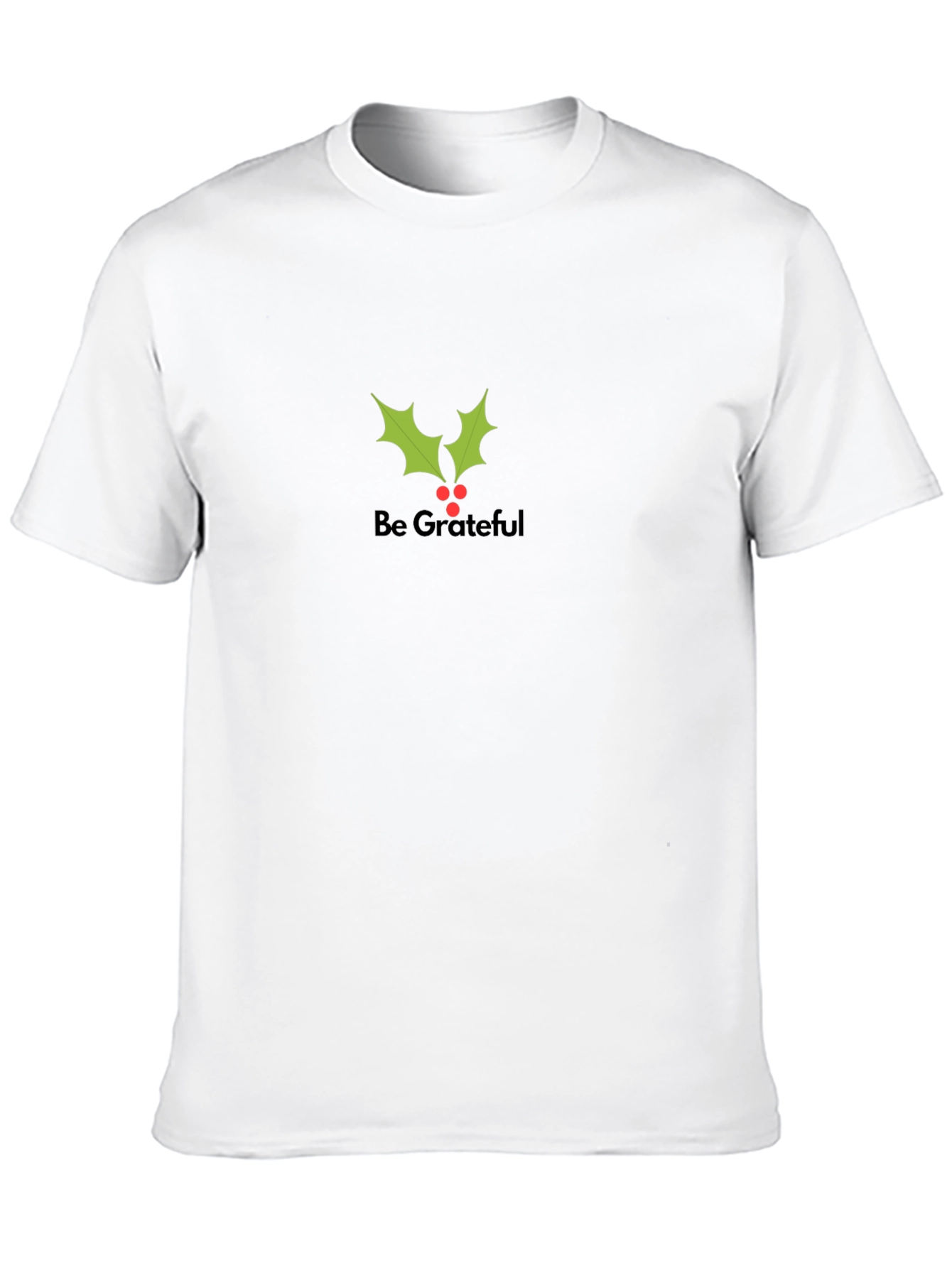 Be Grateful Graphic Tee - Festive Holiday Shirt