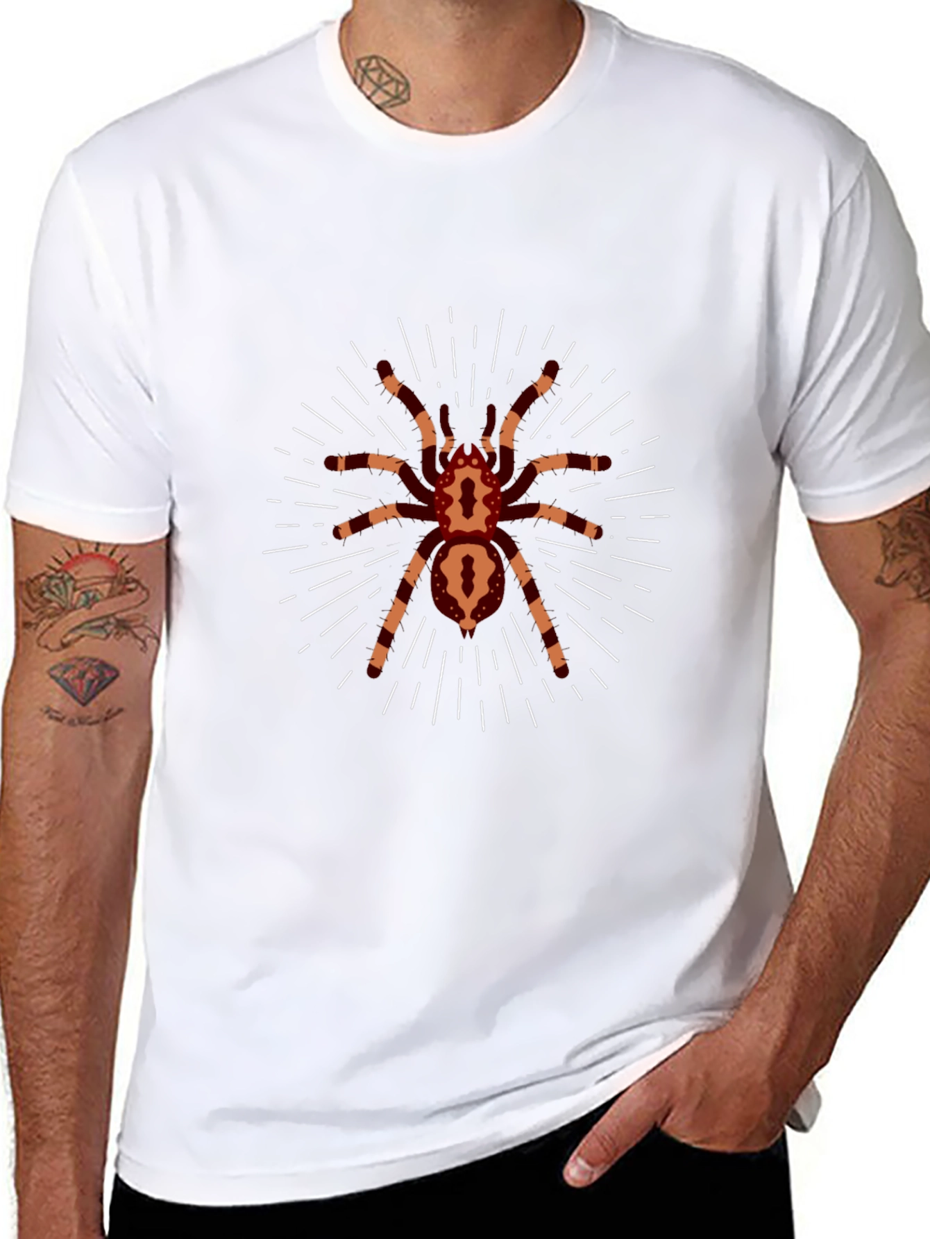 Spider Graphic Black T-Shirt