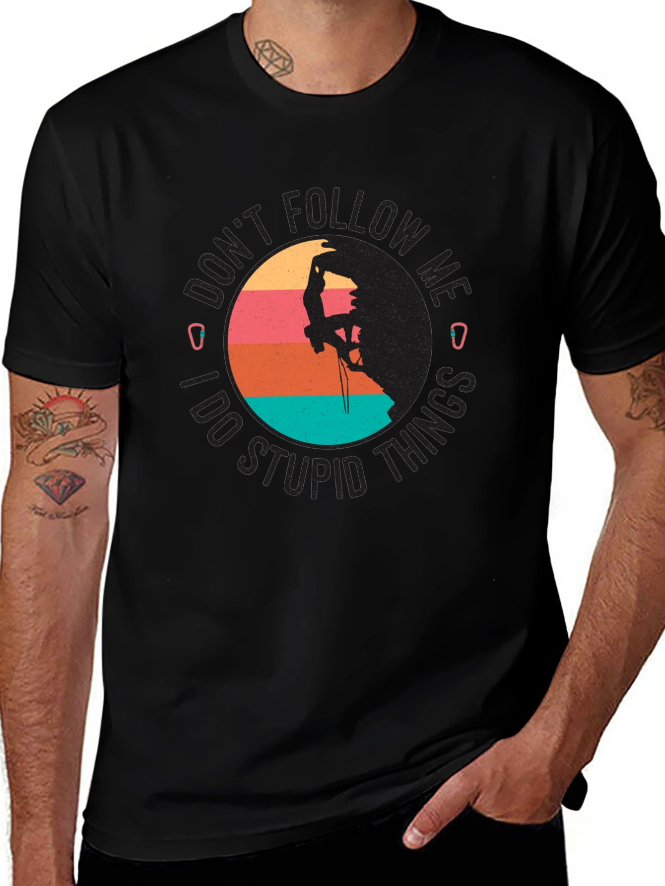 Dont Follow Me Climbing Graphic T-Shirt