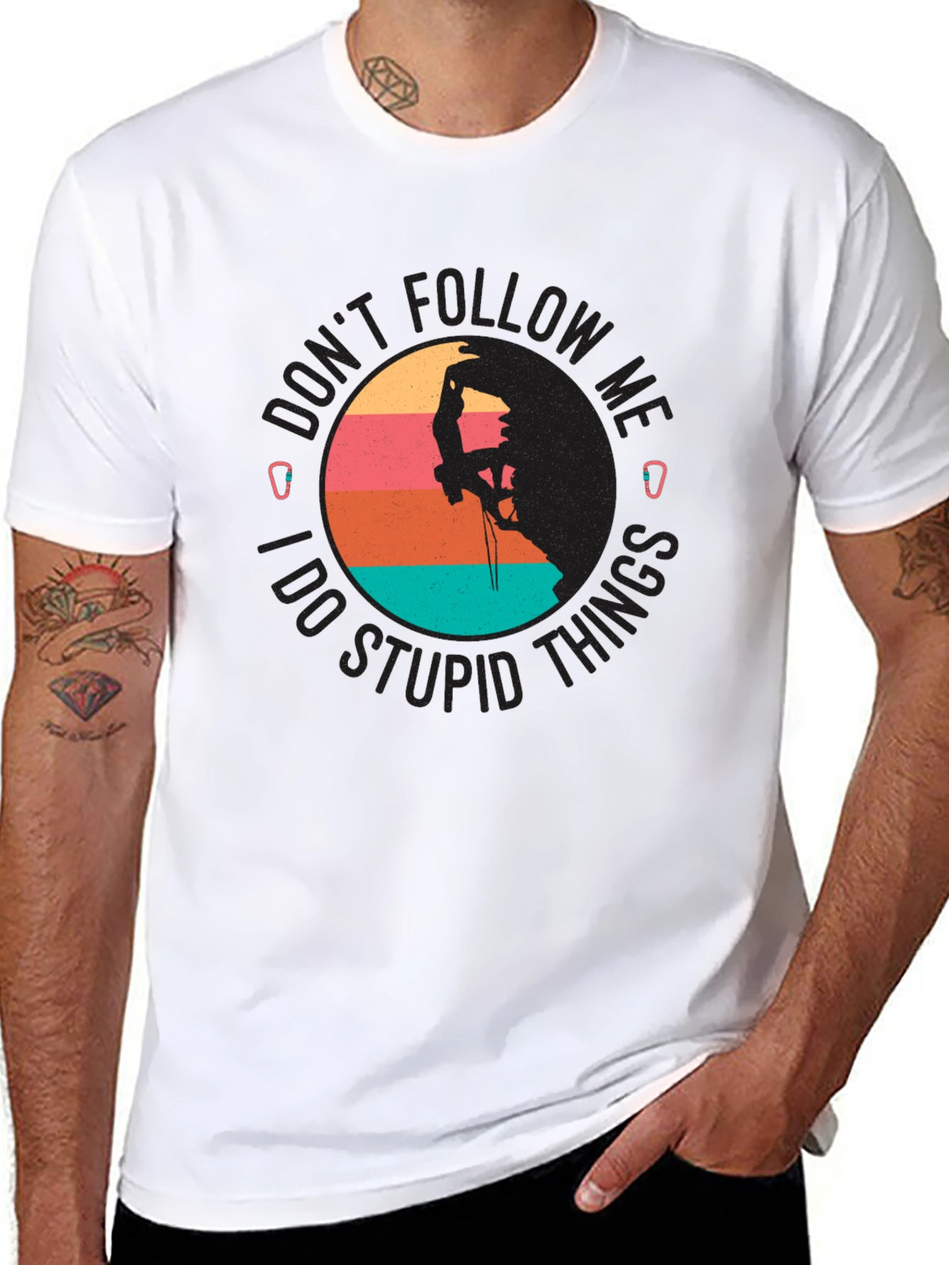 Dont Follow Me Climbing Graphic T-Shirt