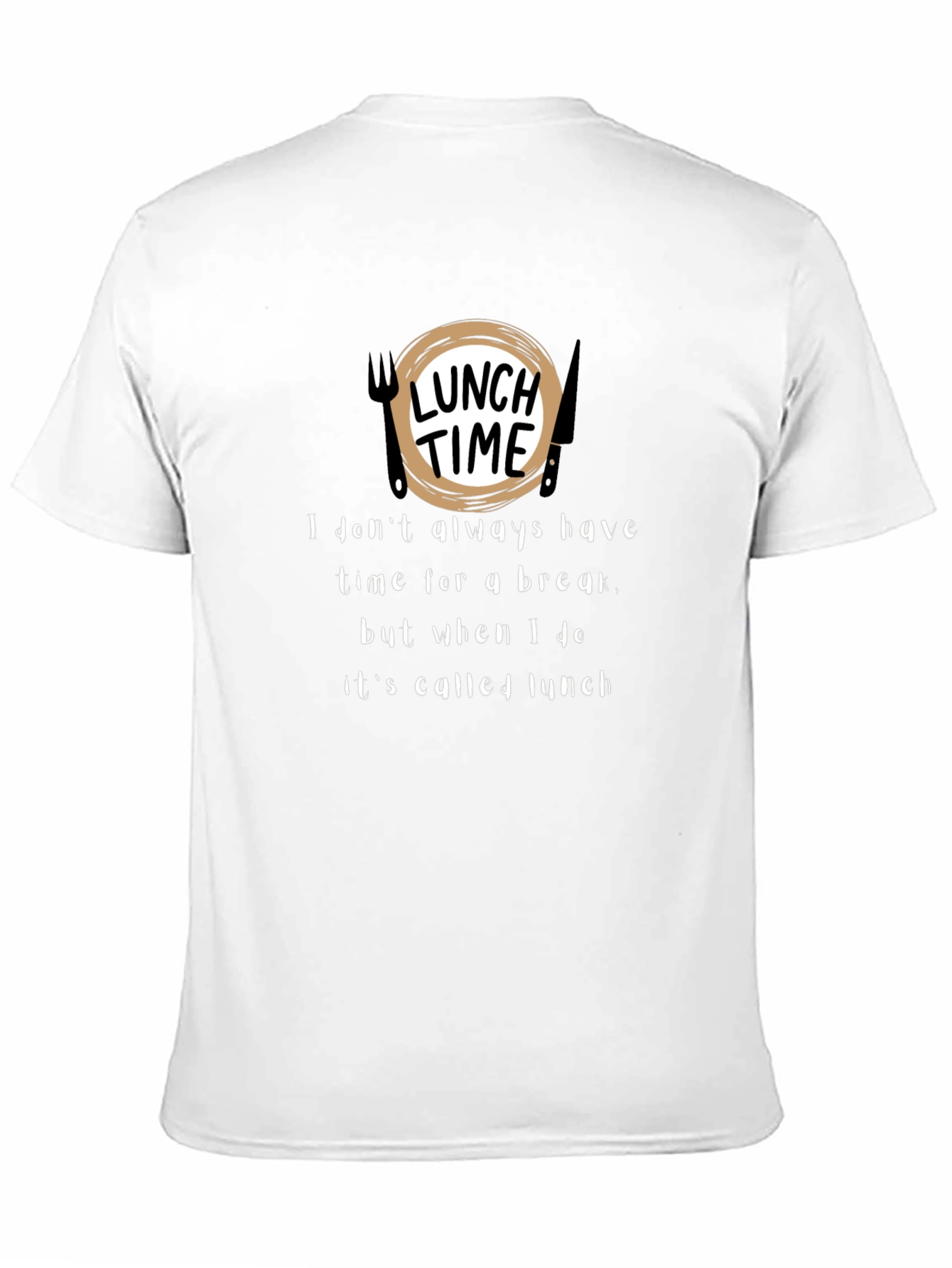 Lunch Time Graphic Tee - Funny Foodie Shirt