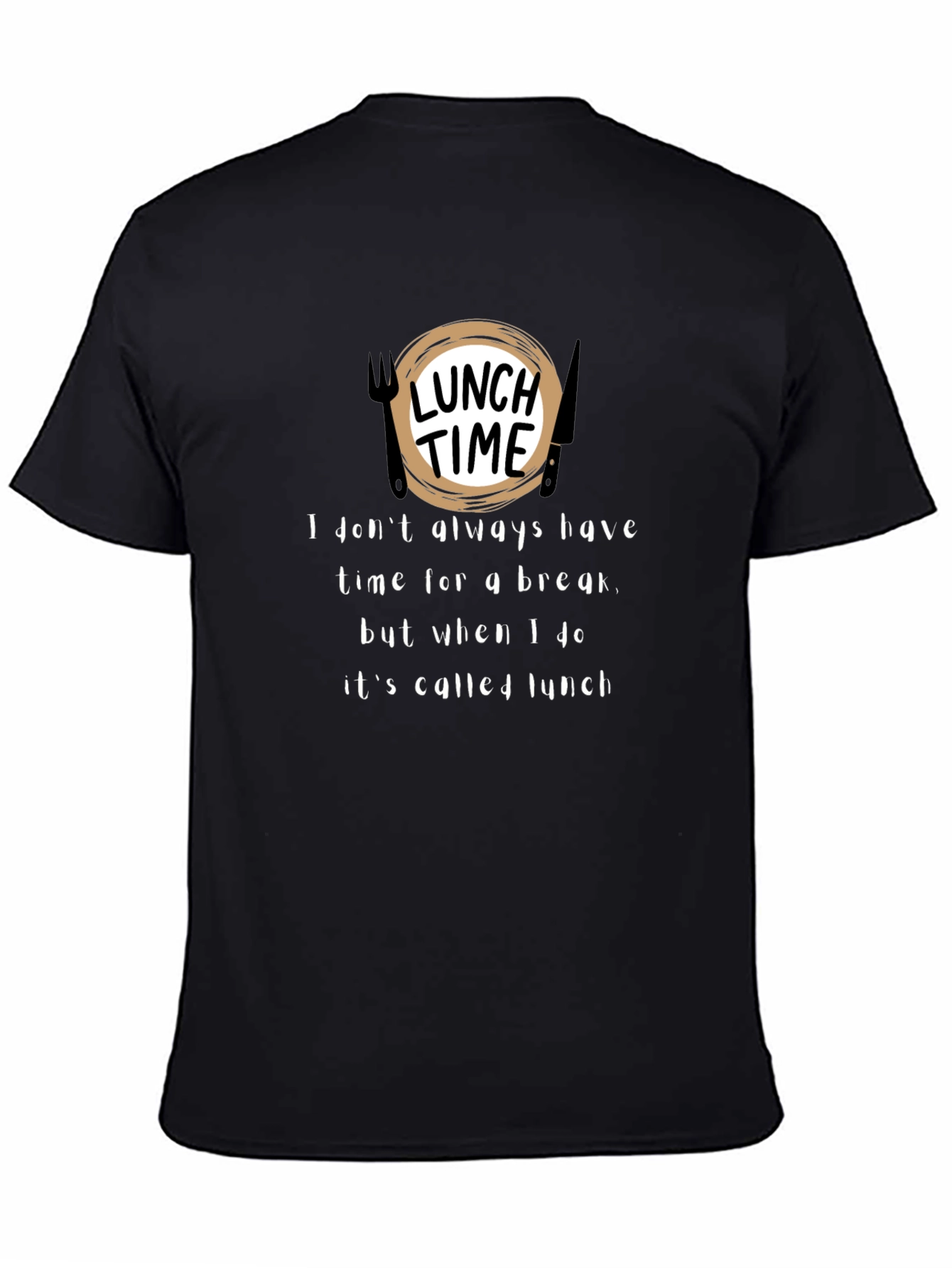 Lunch Time Graphic Tee - Funny Foodie Shirt