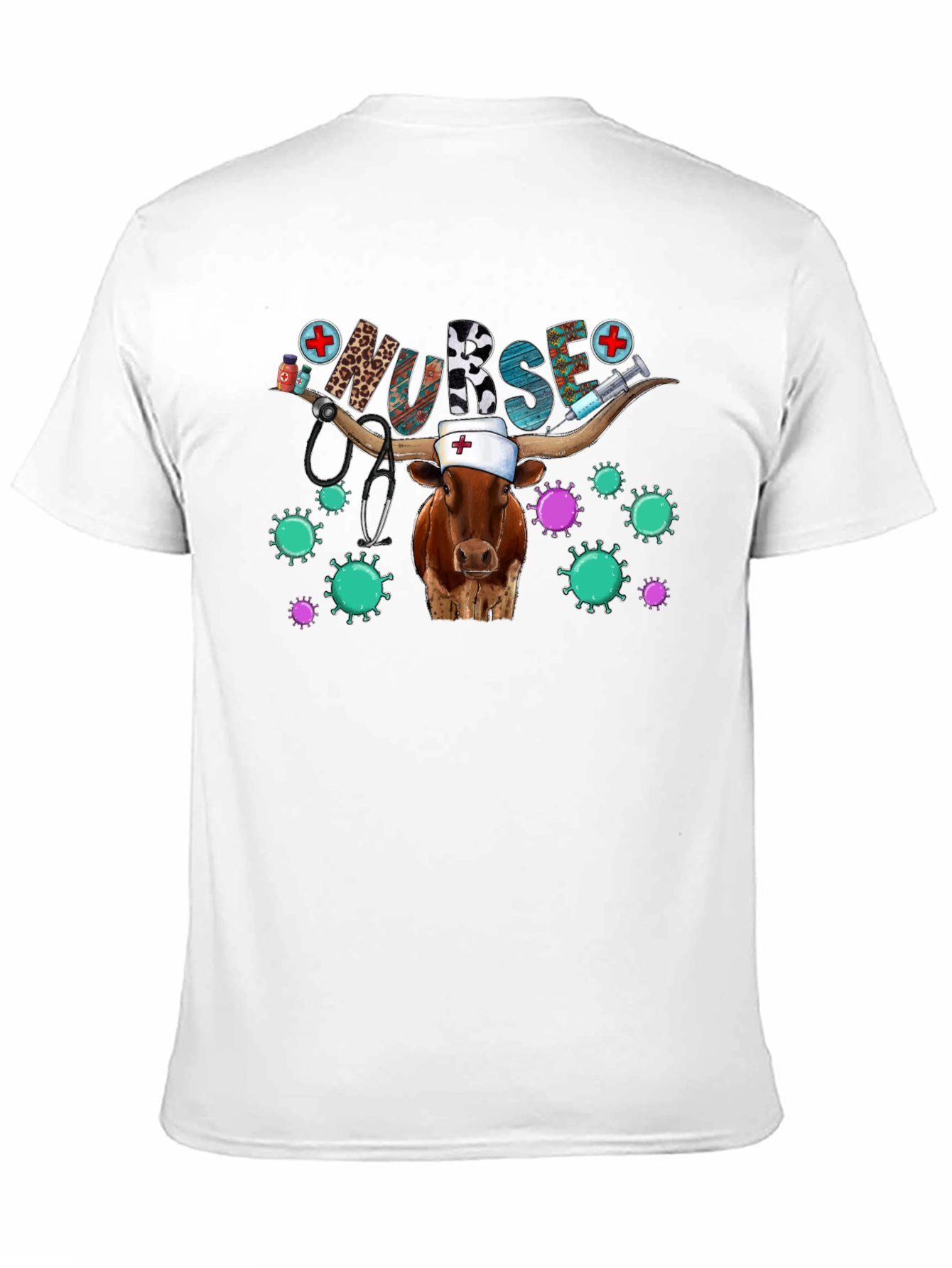 Nurse Cow T-Shirt Novelty Animal Graphic Tee
