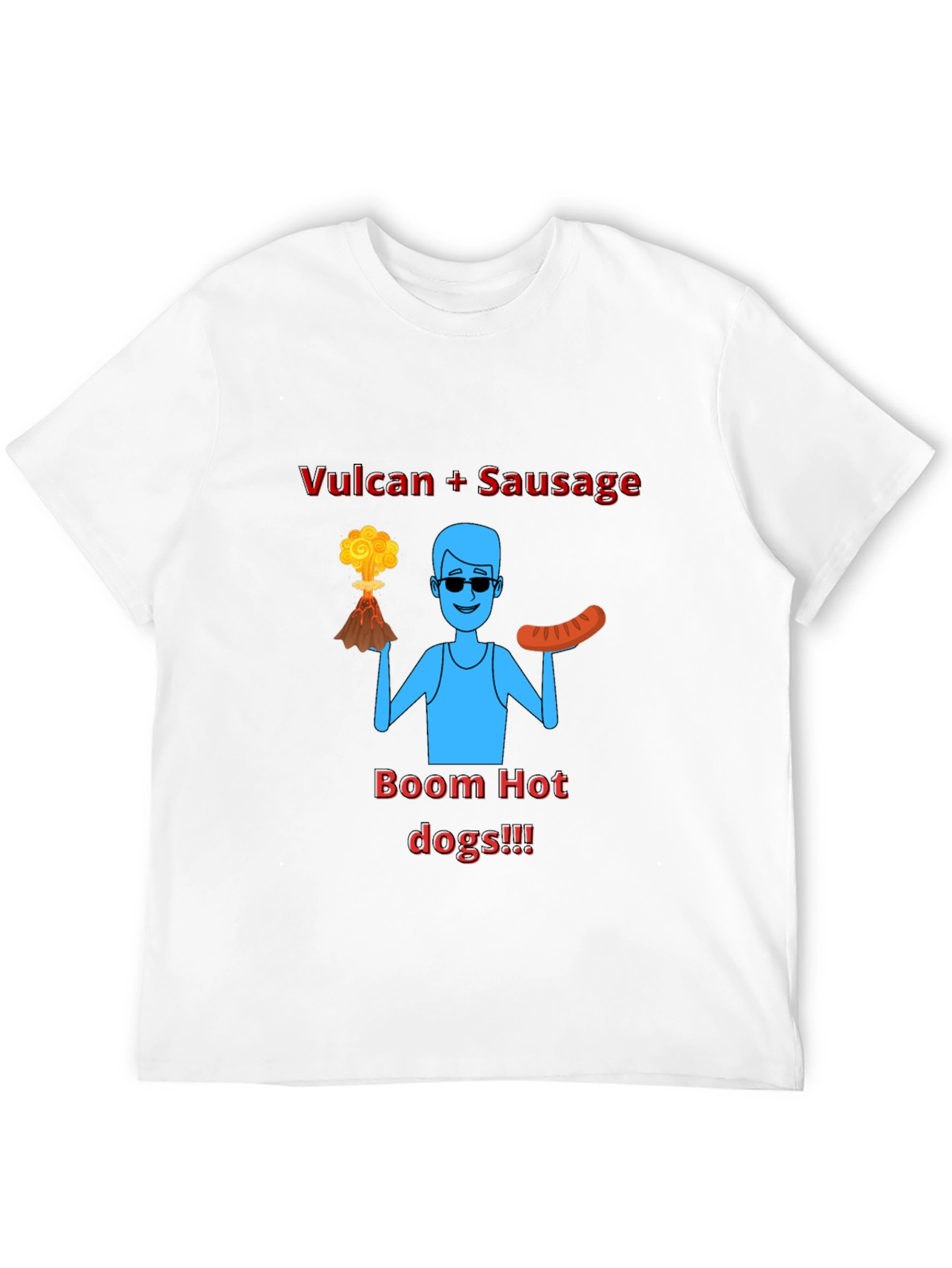 Vulcan Sausage Boom Hot Dogs T-Shirt