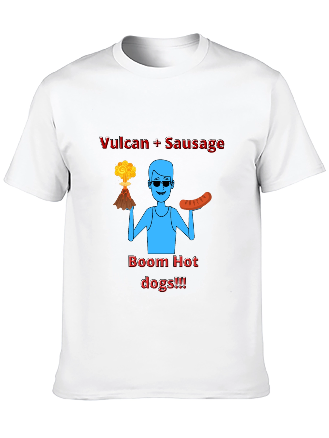 Vulcan Sausage Boom Hot Dogs T-Shirt