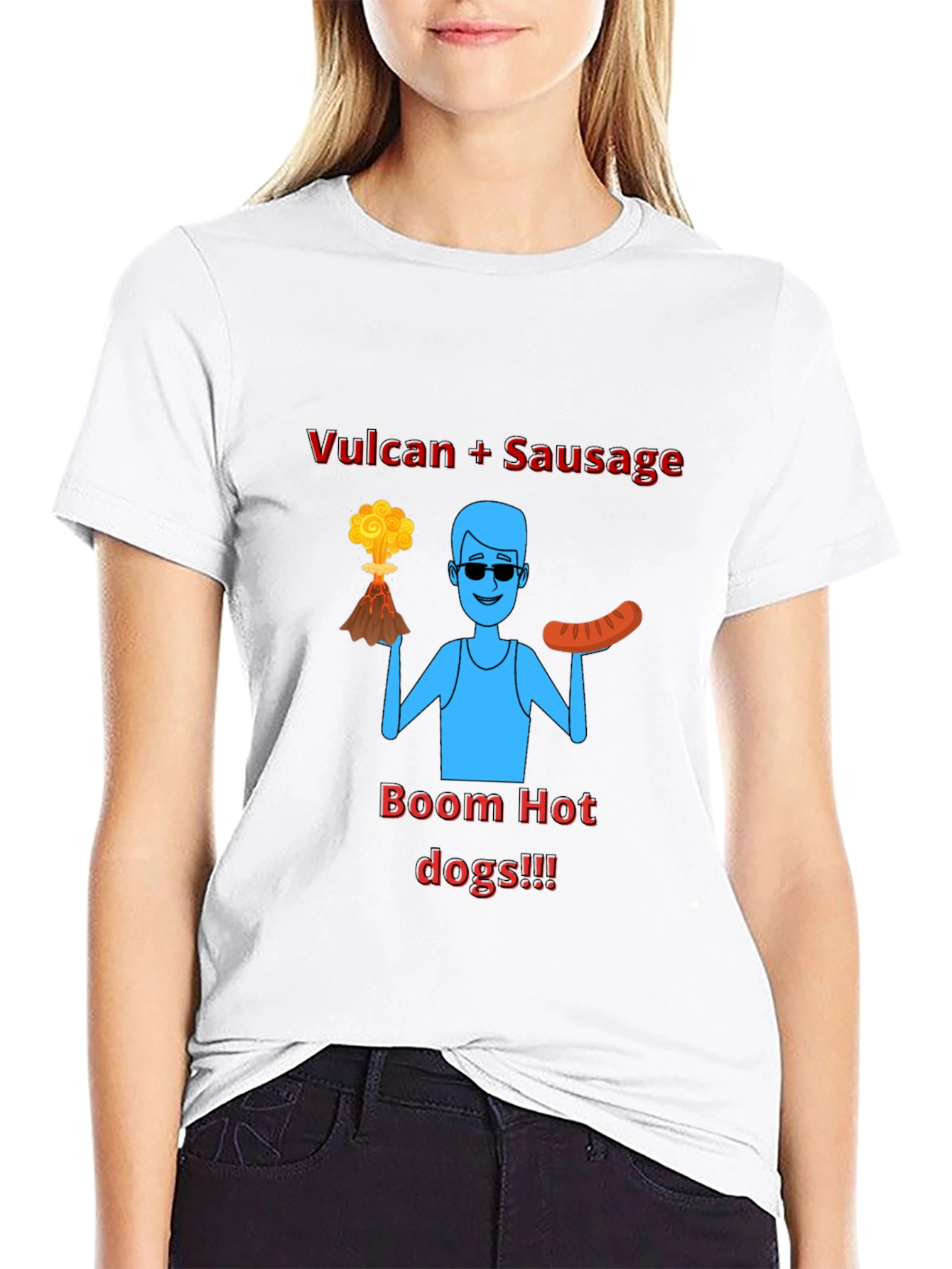 Vulcan Sausage Boom Hot Dogs T-Shirt