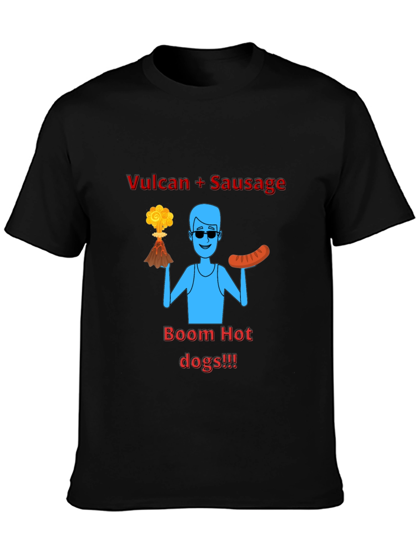 Vulcan Sausage Boom Hot Dogs T-Shirt