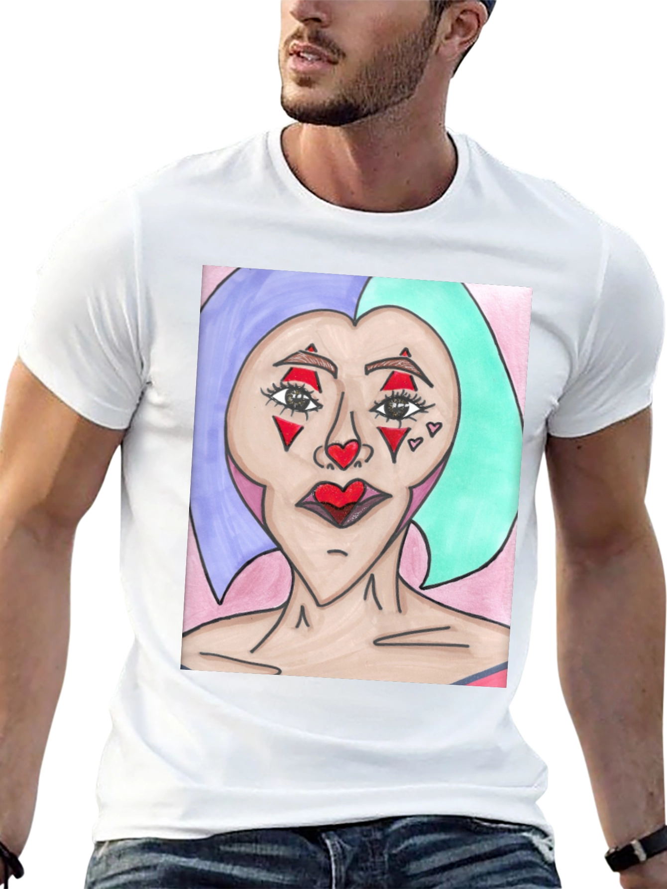 Unique Art Graphic Tee - Statement T-Shirt