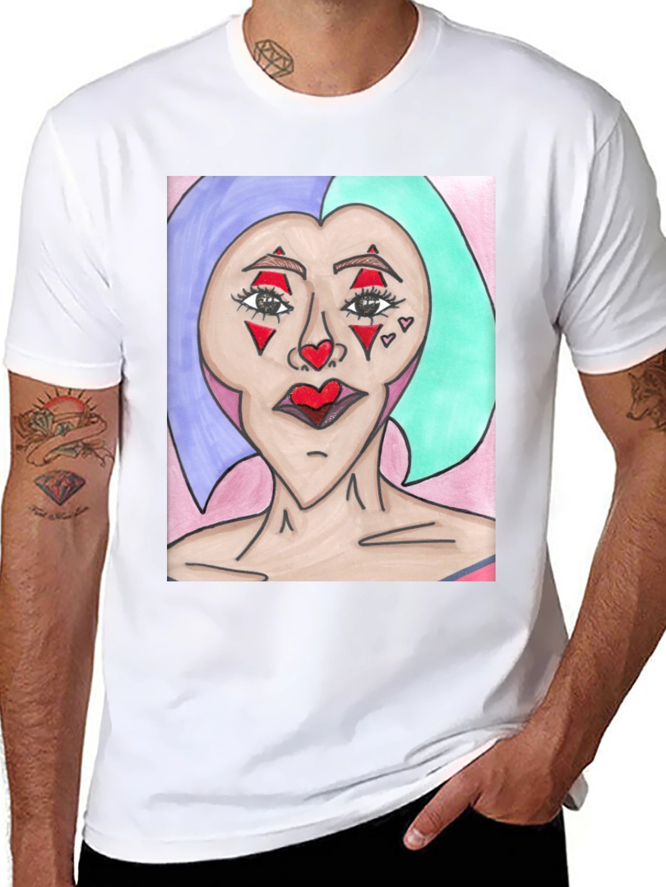 Unique Art Graphic Tee - Statement T-Shirt
