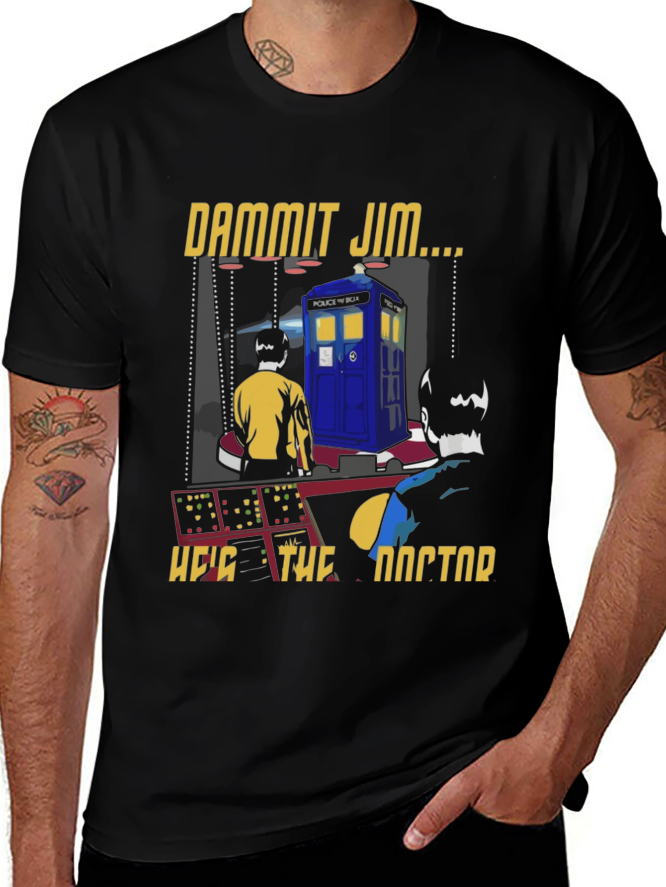Dammit Jim Hes The Doctor T-Shirt