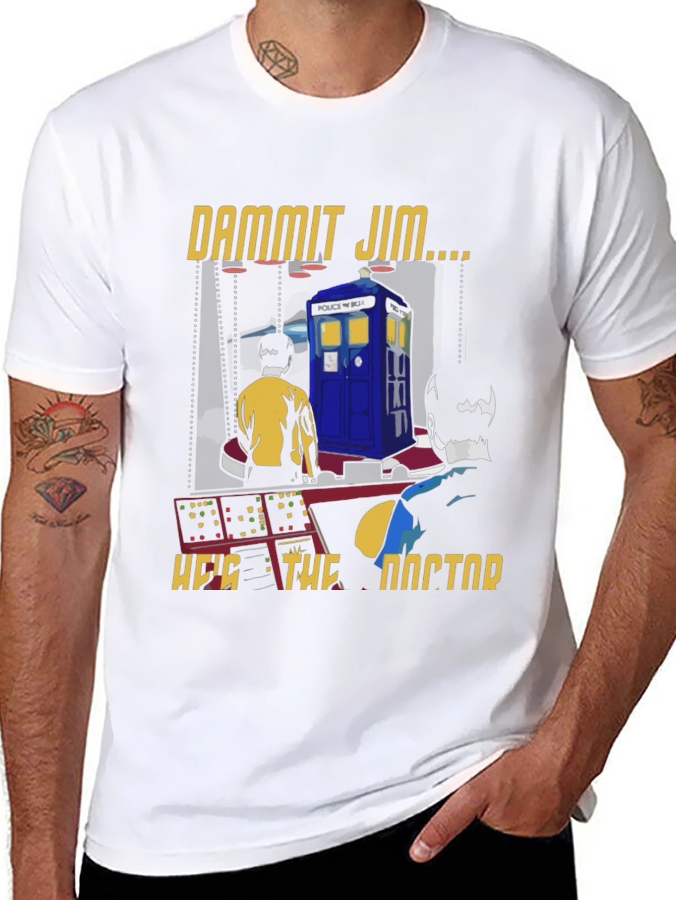 Dammit Jim Hes The Doctor T-Shirt
