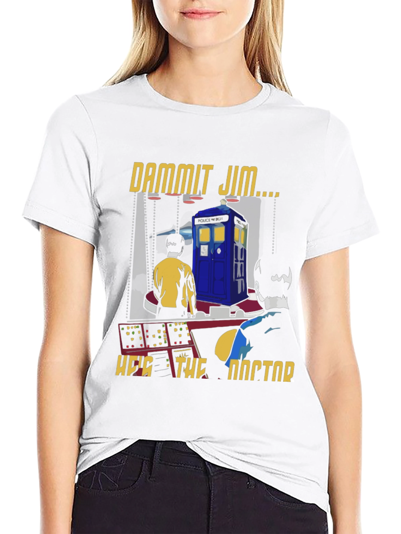 Dammit Jim Hes The Doctor T-Shirt