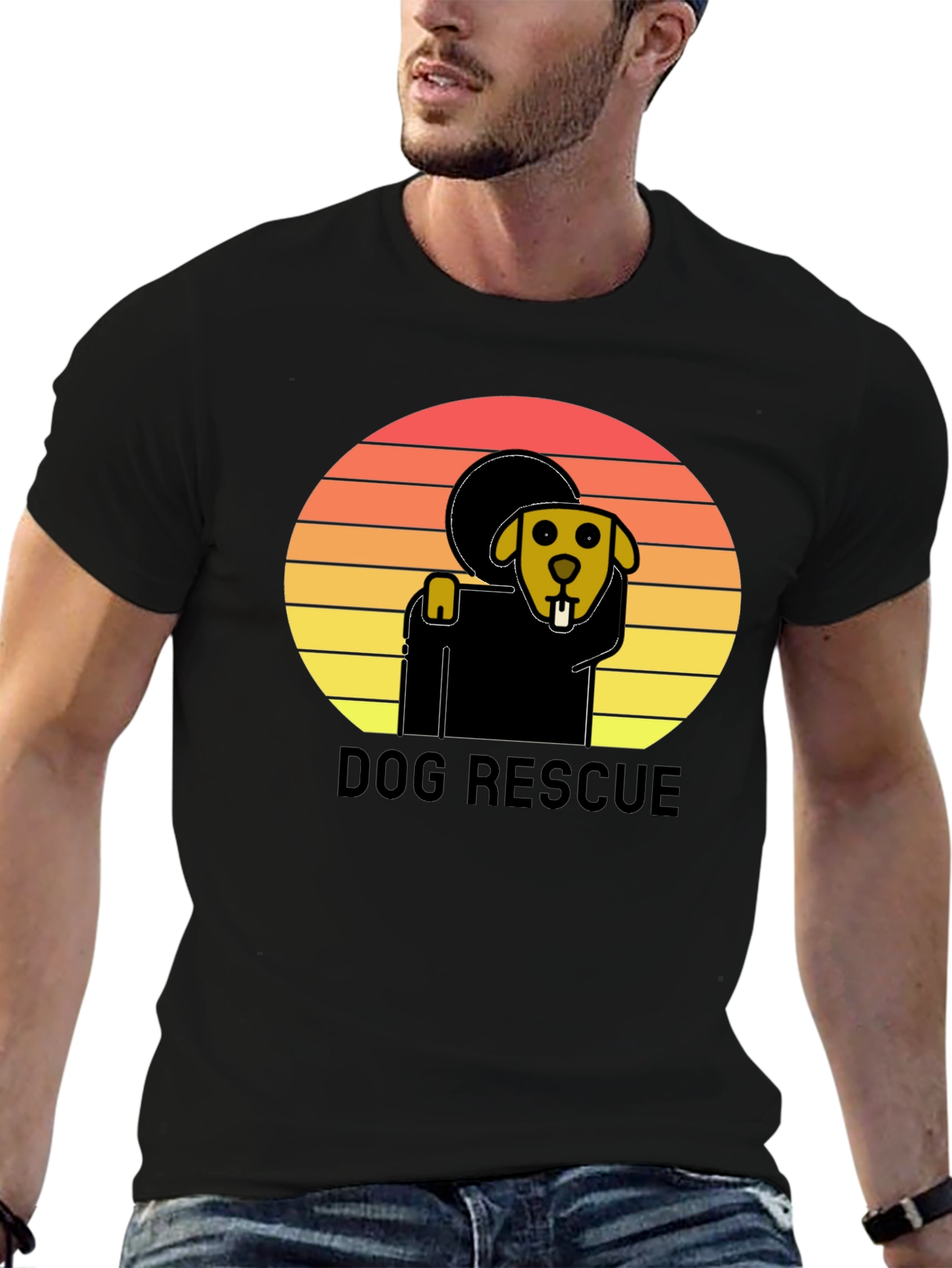 Dog Rescue Graphic T-Shirt