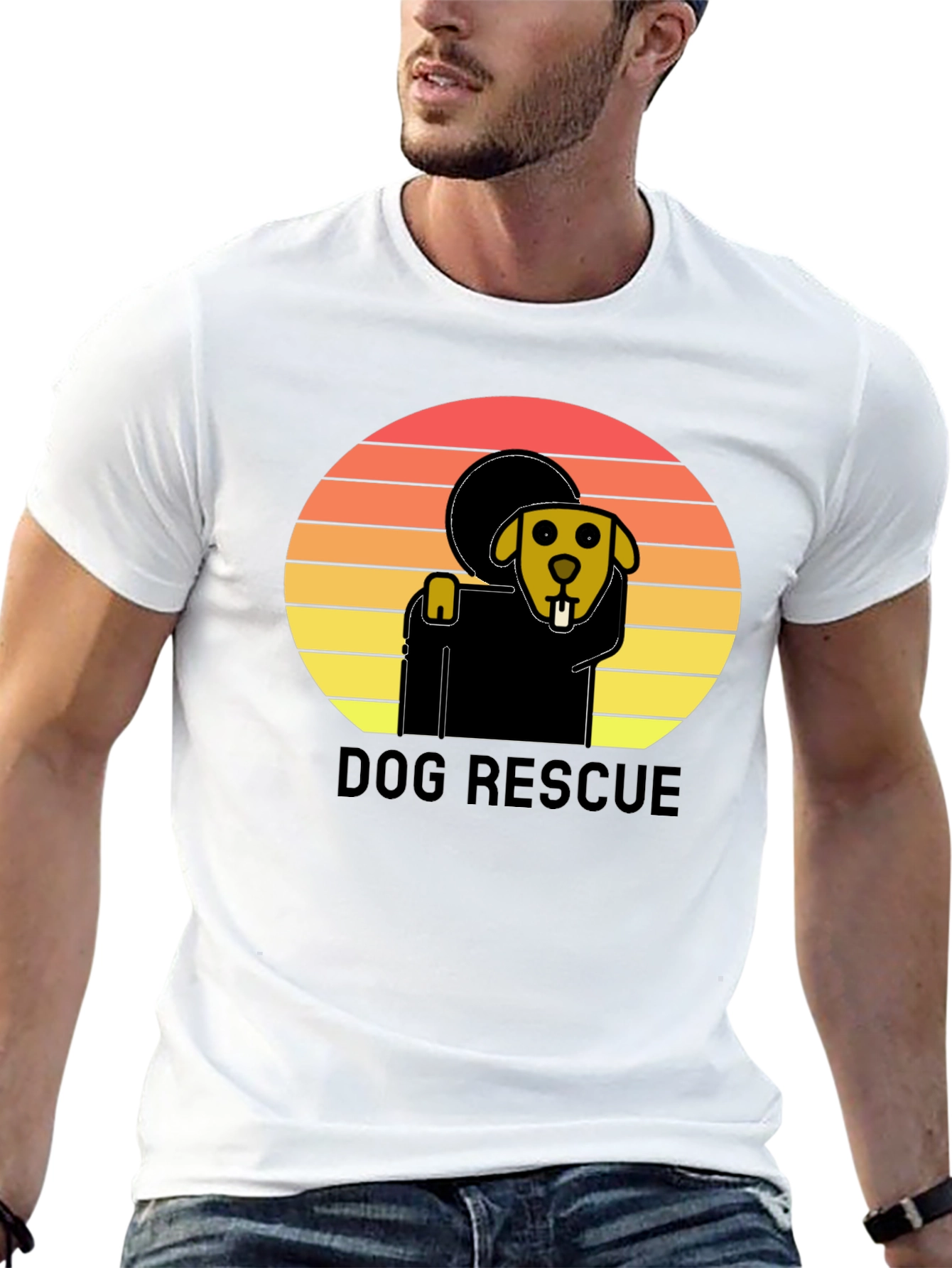 Dog Rescue Graphic T-Shirt