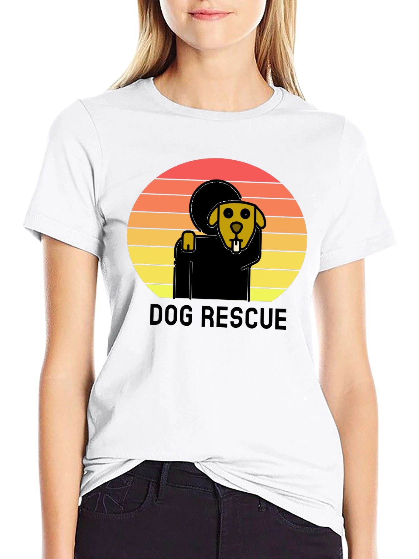 Dog Rescue Graphic T-Shirt