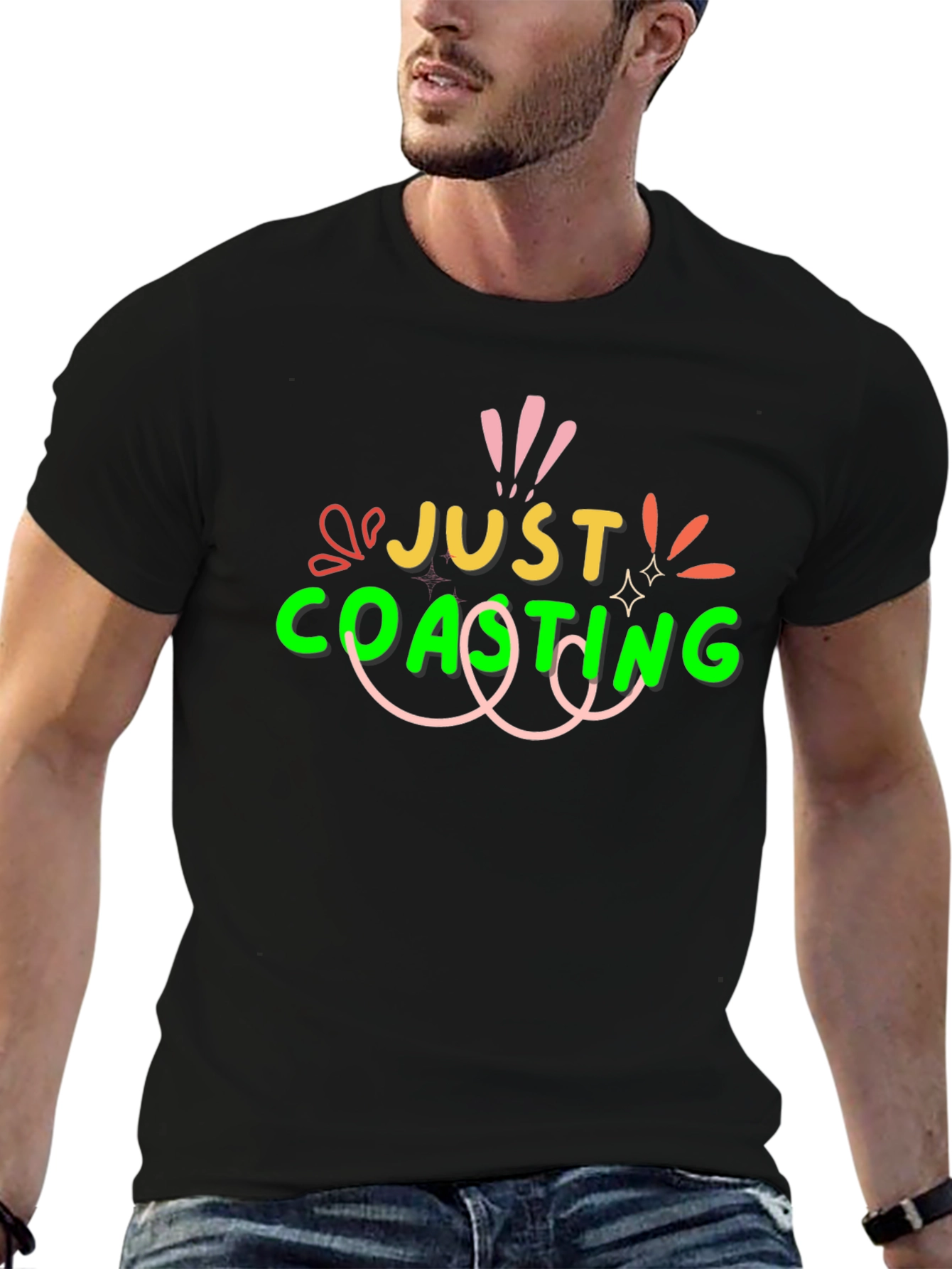 Just Coasting Graphic T-Shirt