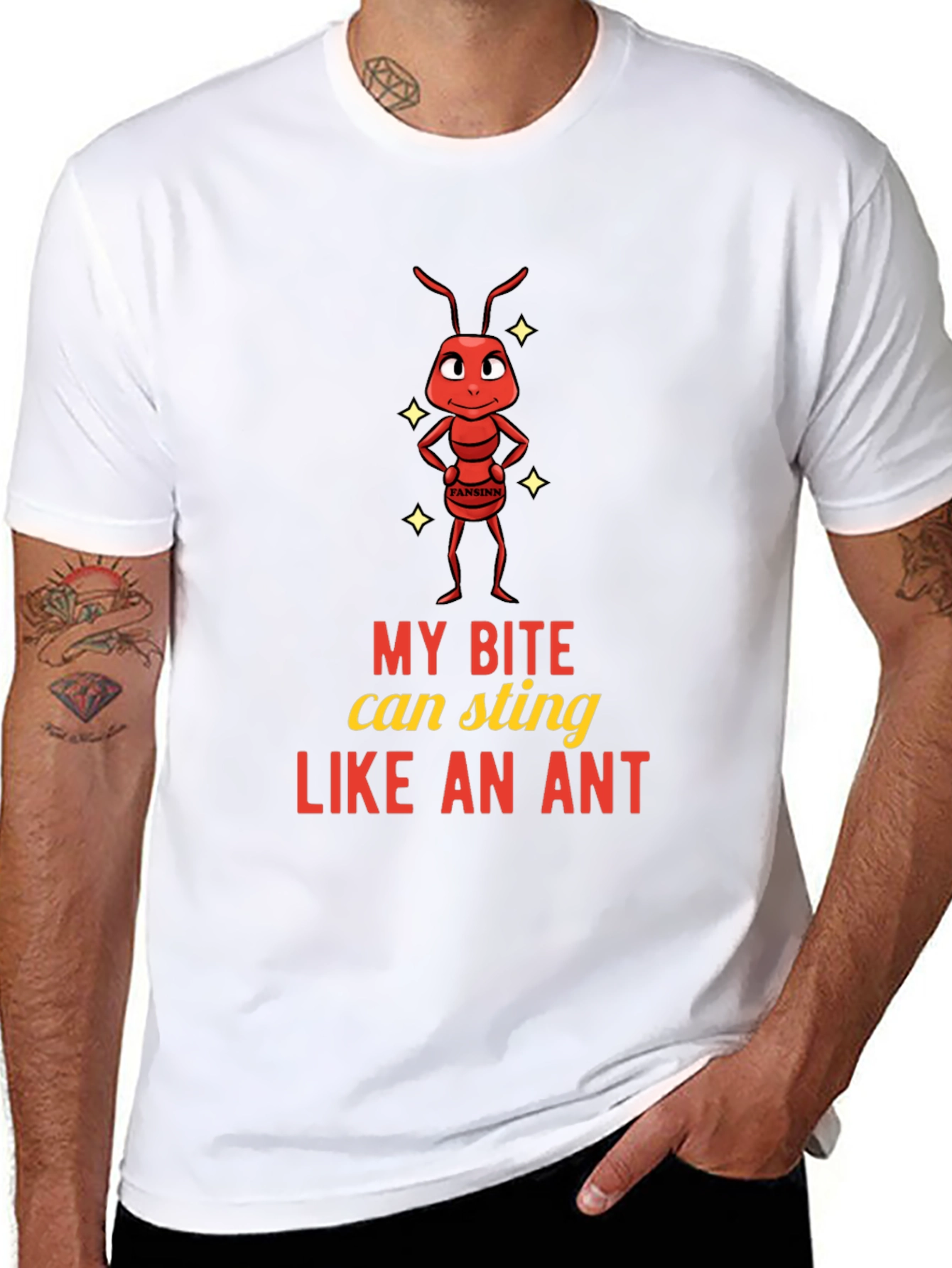 Funny Ant Bite Sting T-Shirt