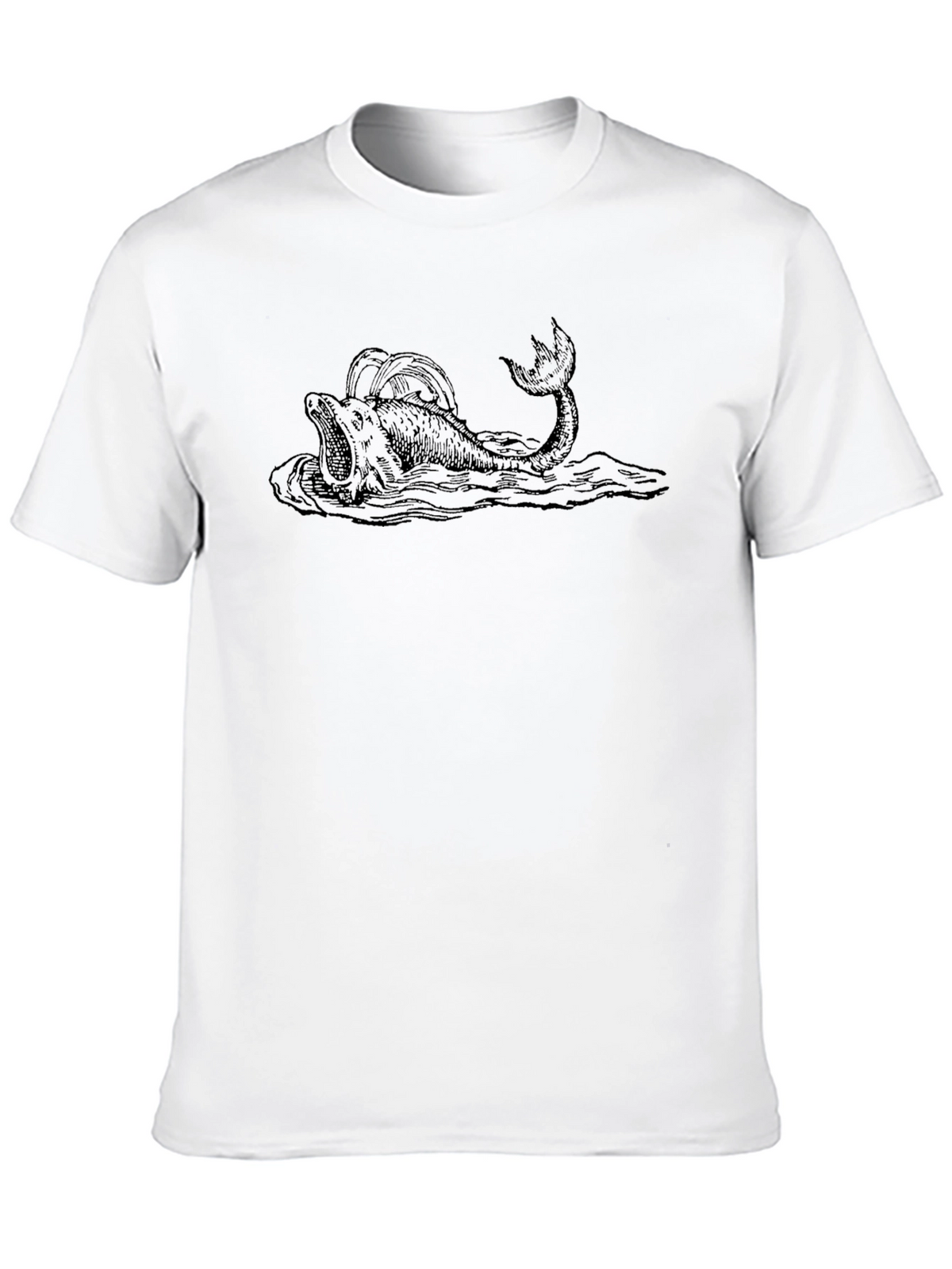 Black Sea Monster Graphic Tee