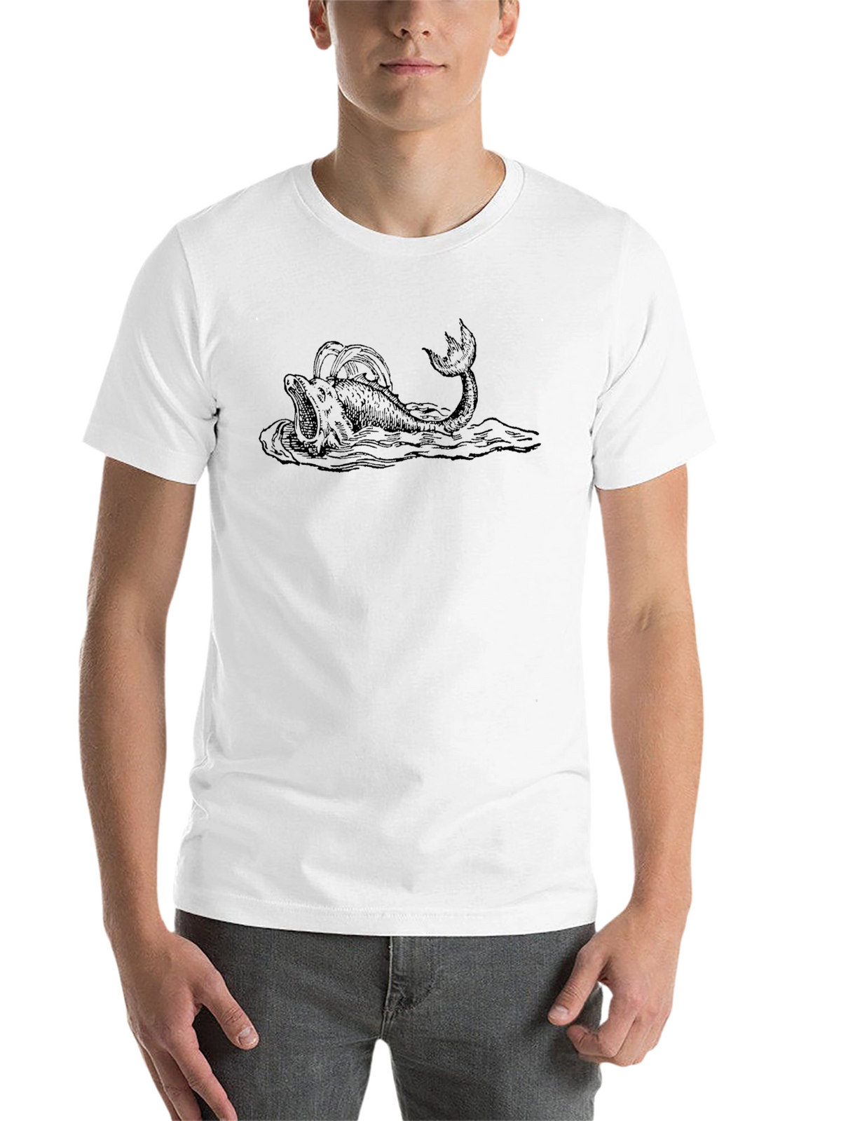 Black Sea Monster Graphic Tee