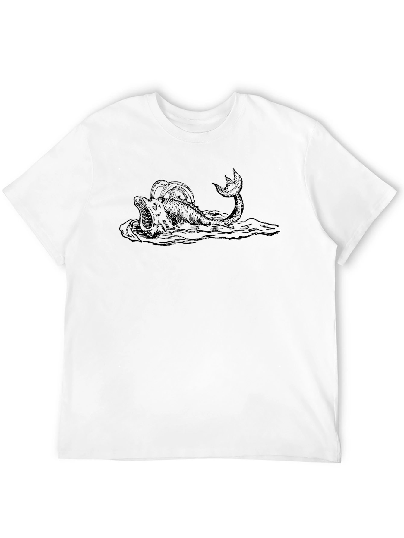 Black Sea Monster Graphic Tee