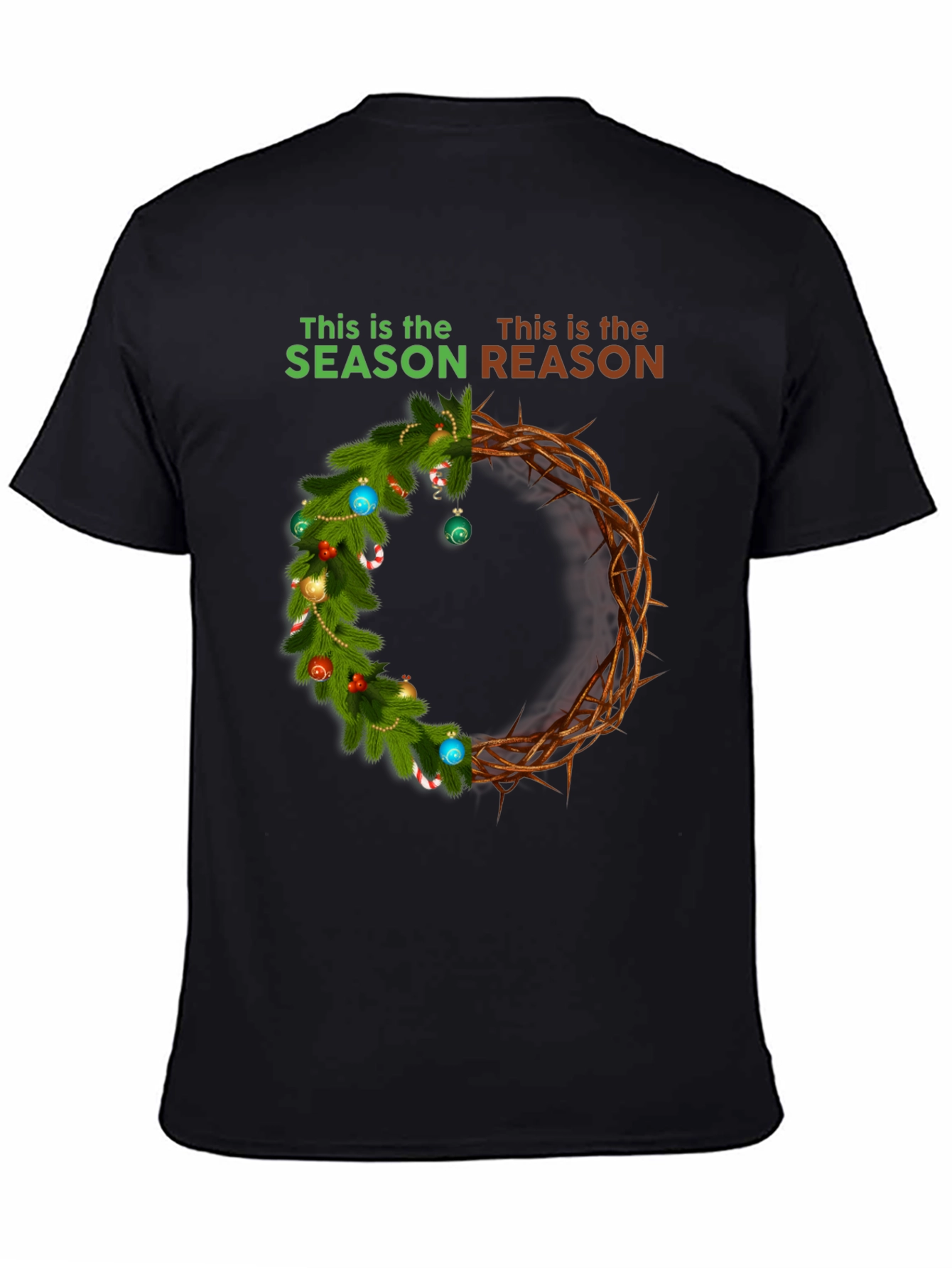 Season Reason T-Shirt - Christmas Crown Graphic Tee