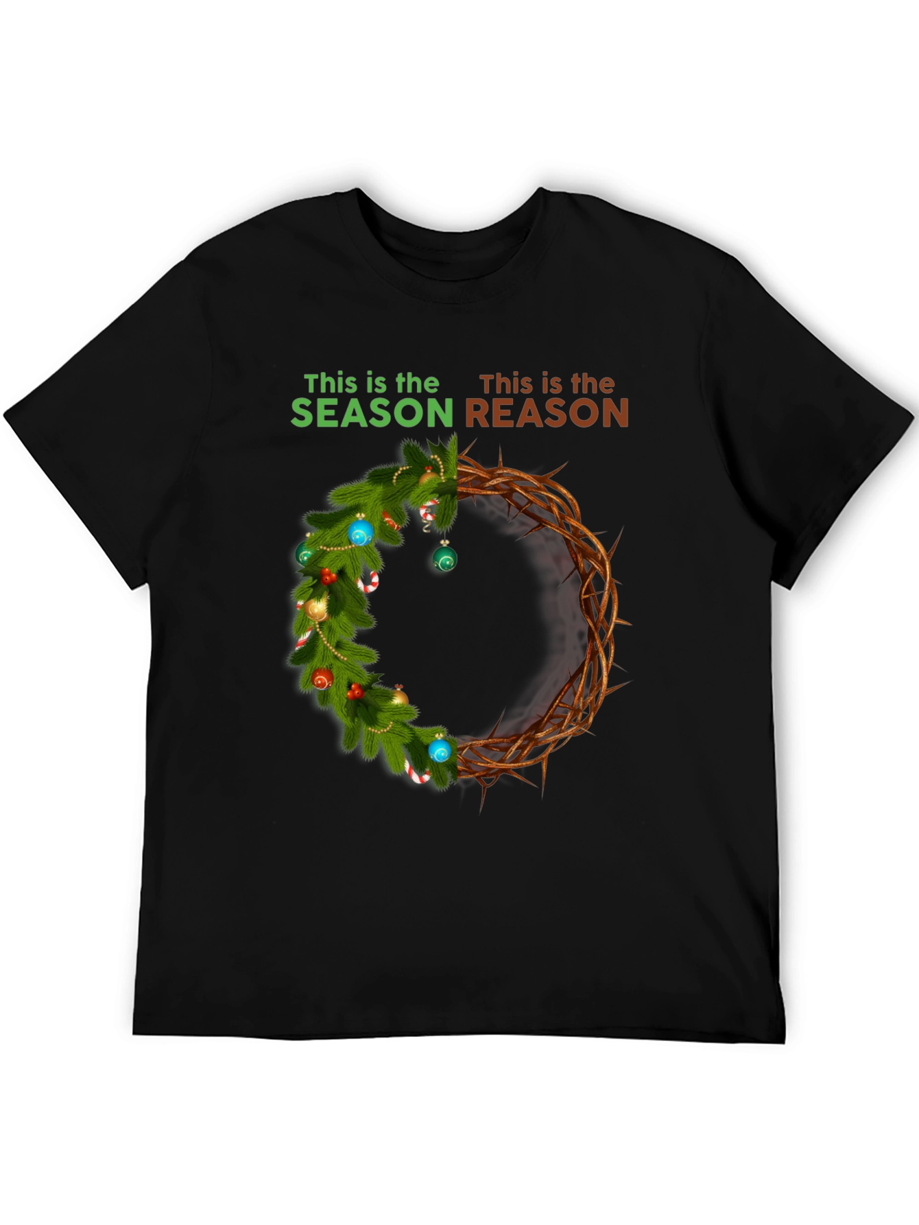 Season Reason T-Shirt - Christmas Crown Graphic Tee
