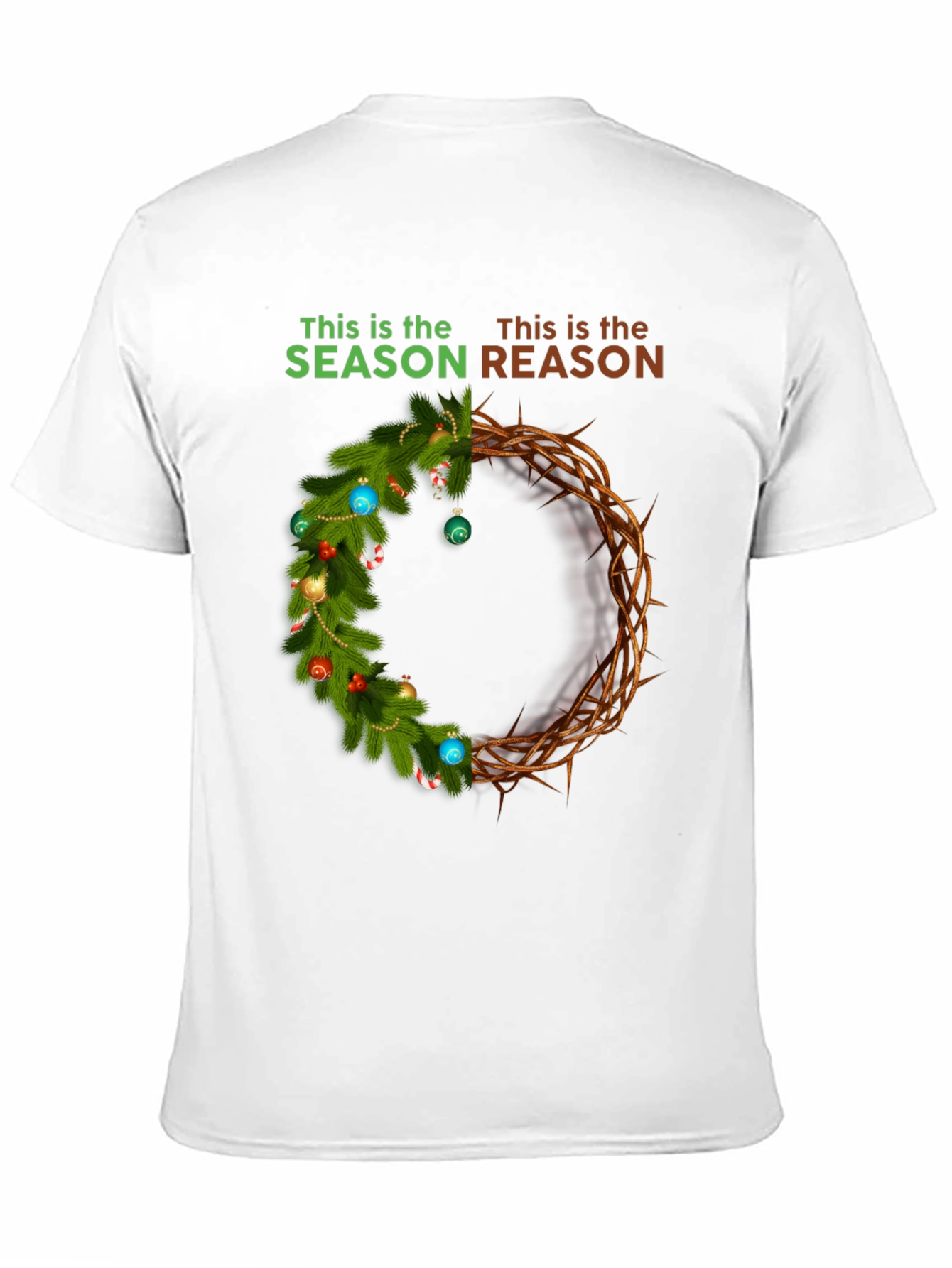 Season Reason T-Shirt - Christmas Crown Graphic Tee