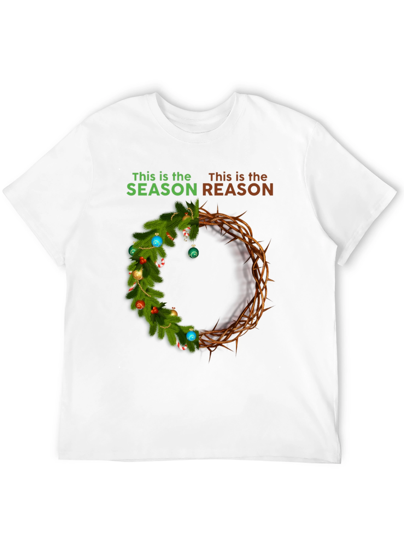 Season Reason T-Shirt - Christmas Crown Graphic Tee